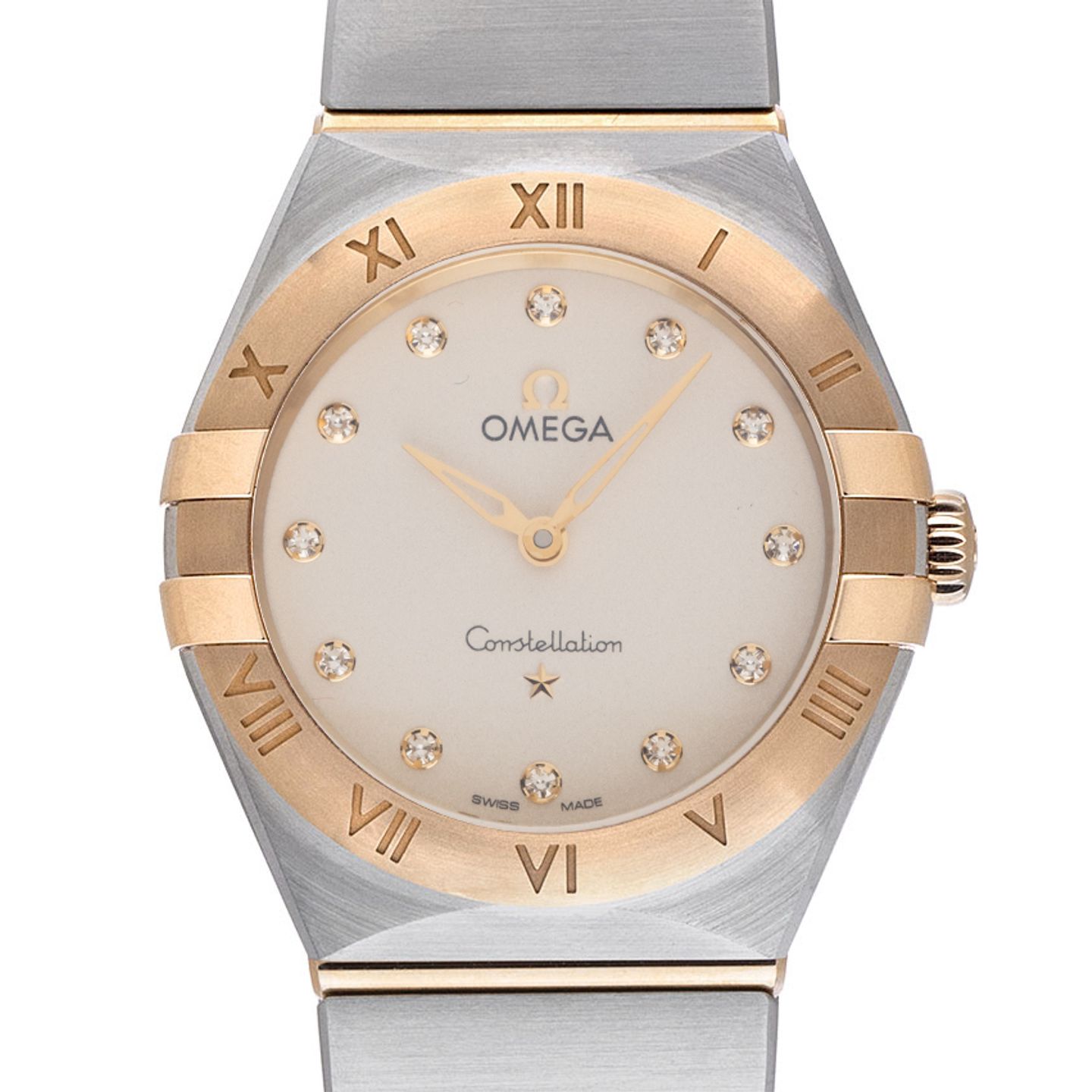Omega Constellation Quartz 131.20.28.60.52.001 (2024) - Zilver wijzerplaat 28mm Staal (1/7)