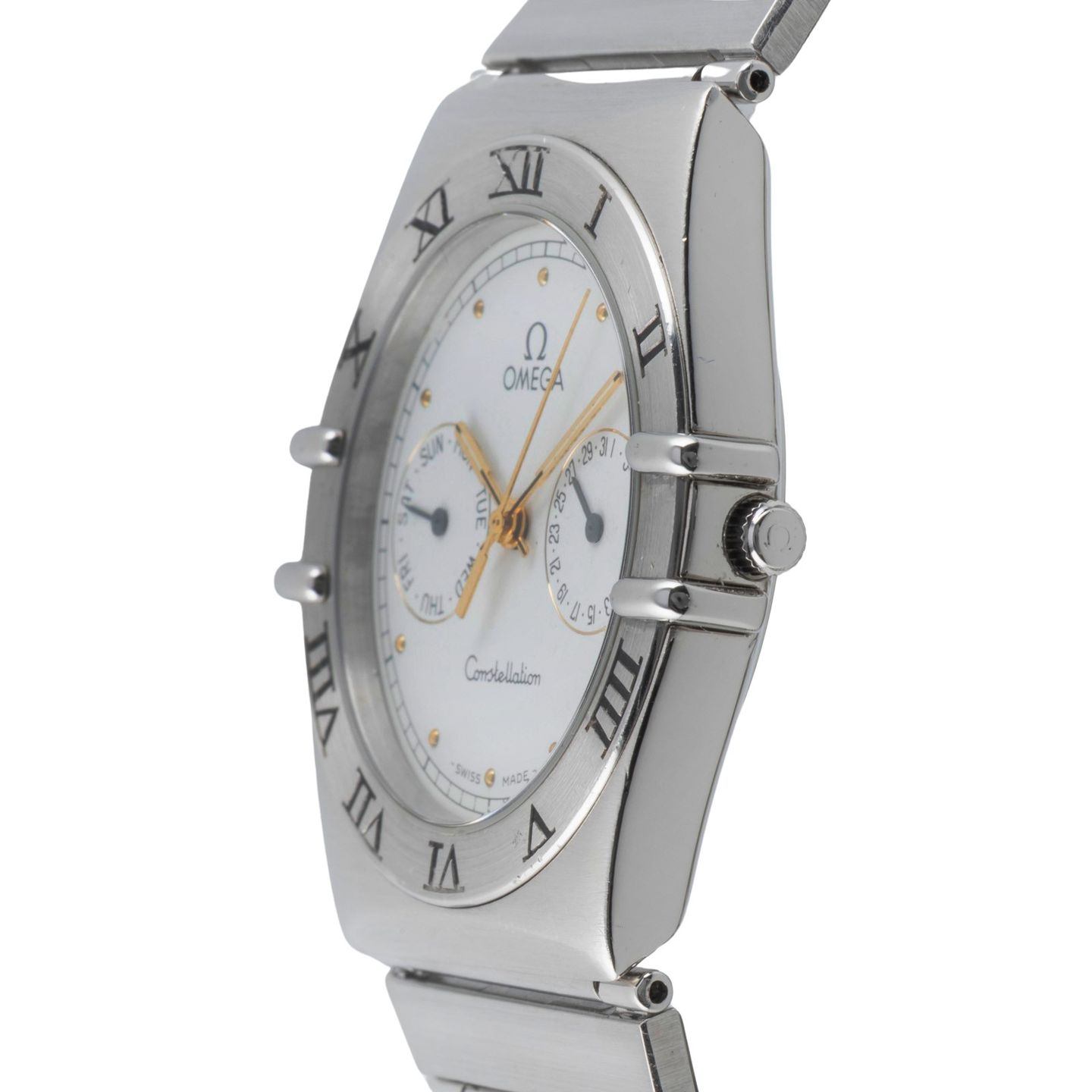 Omega Constellation Day-Date 396.1070.1 (1993) - Black dial 32 mm Steel case (6/8)