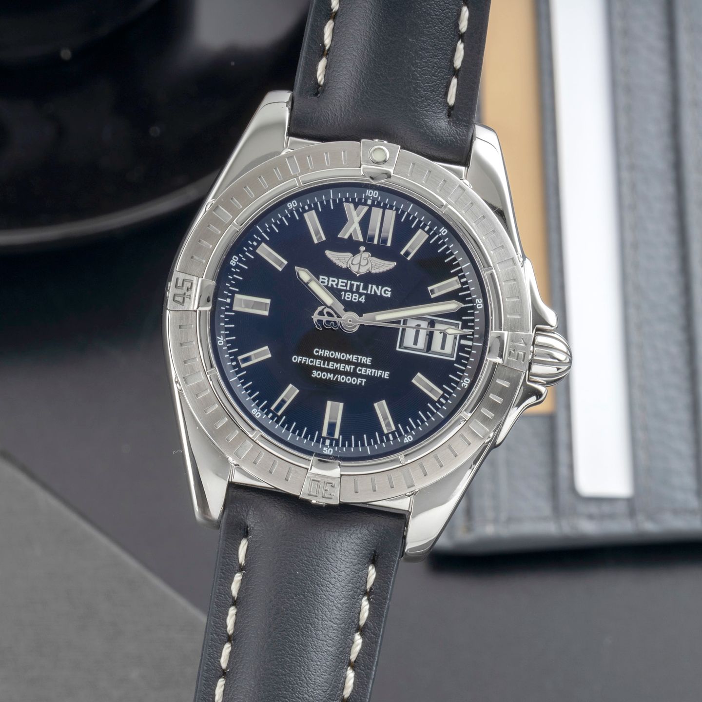 Breitling Cockpit A49350 (2007) - 41mm Staal (3/8)