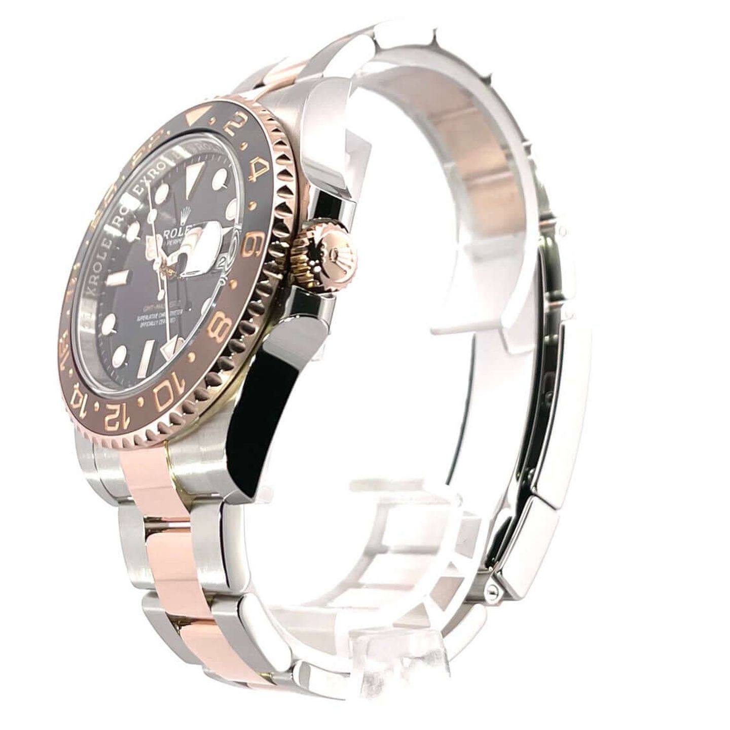 Rolex GMT-Master II 126711CHNR (2024) - Black dial 40 mm Gold/Steel case (3/8)