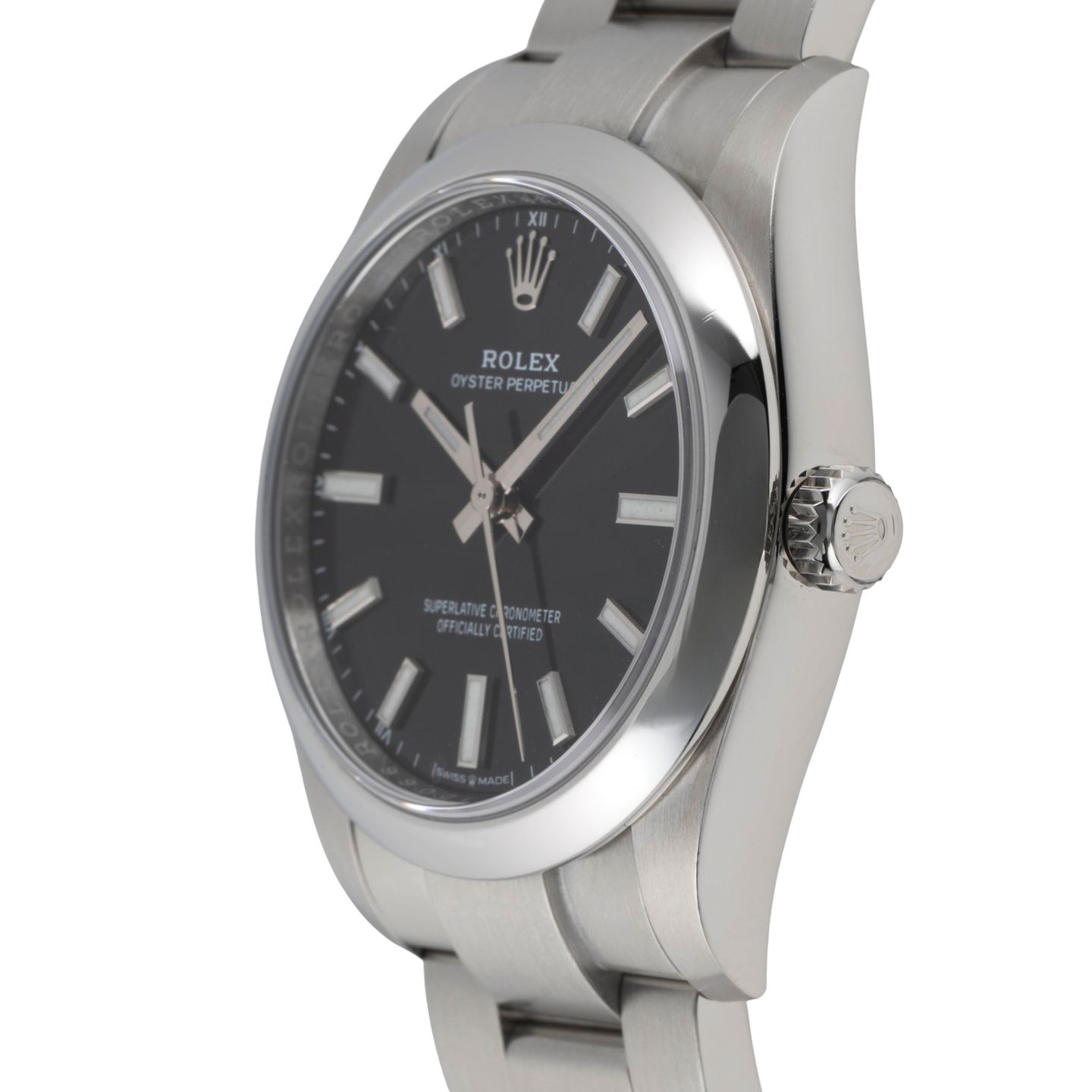 Rolex Oyster Perpetual 34 124200 (Unknown (random serial)) - Black dial 34 mm Steel case (6/8)
