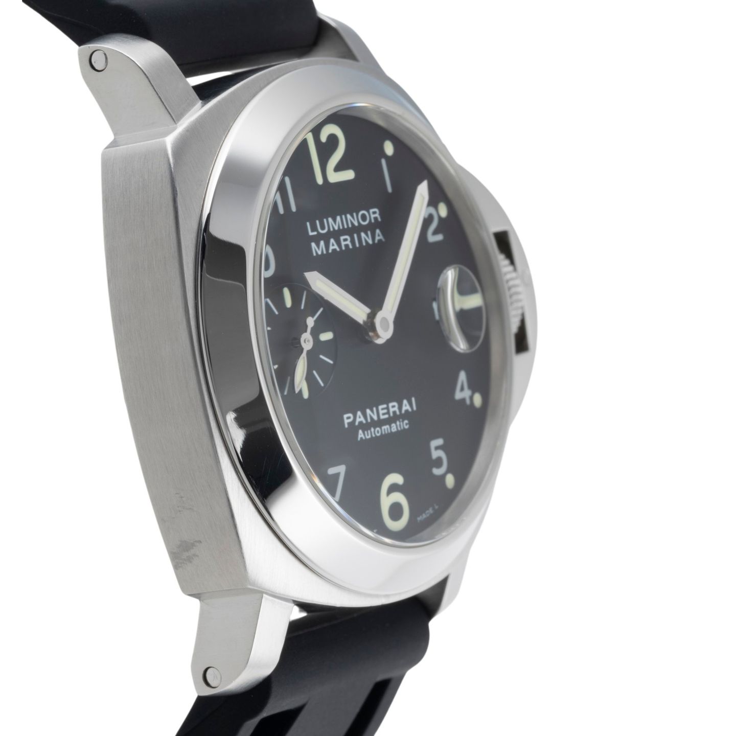 Panerai Luminor Marina Automatic PAM00164 (2007) - Zwart wijzerplaat 44mm Staal (7/8)