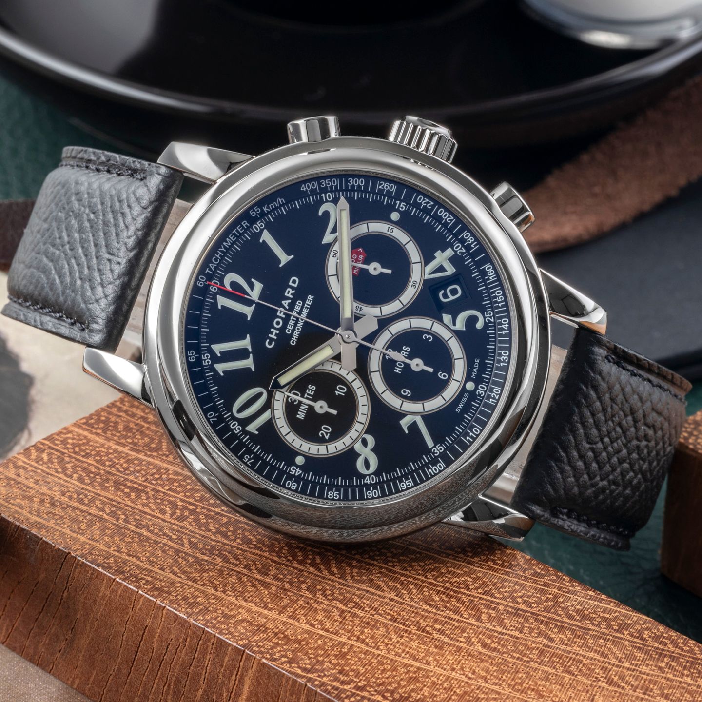 Chopard Mille Miglia 8511 (2009) - Grijs wijzerplaat 42mm Staal (2/8)