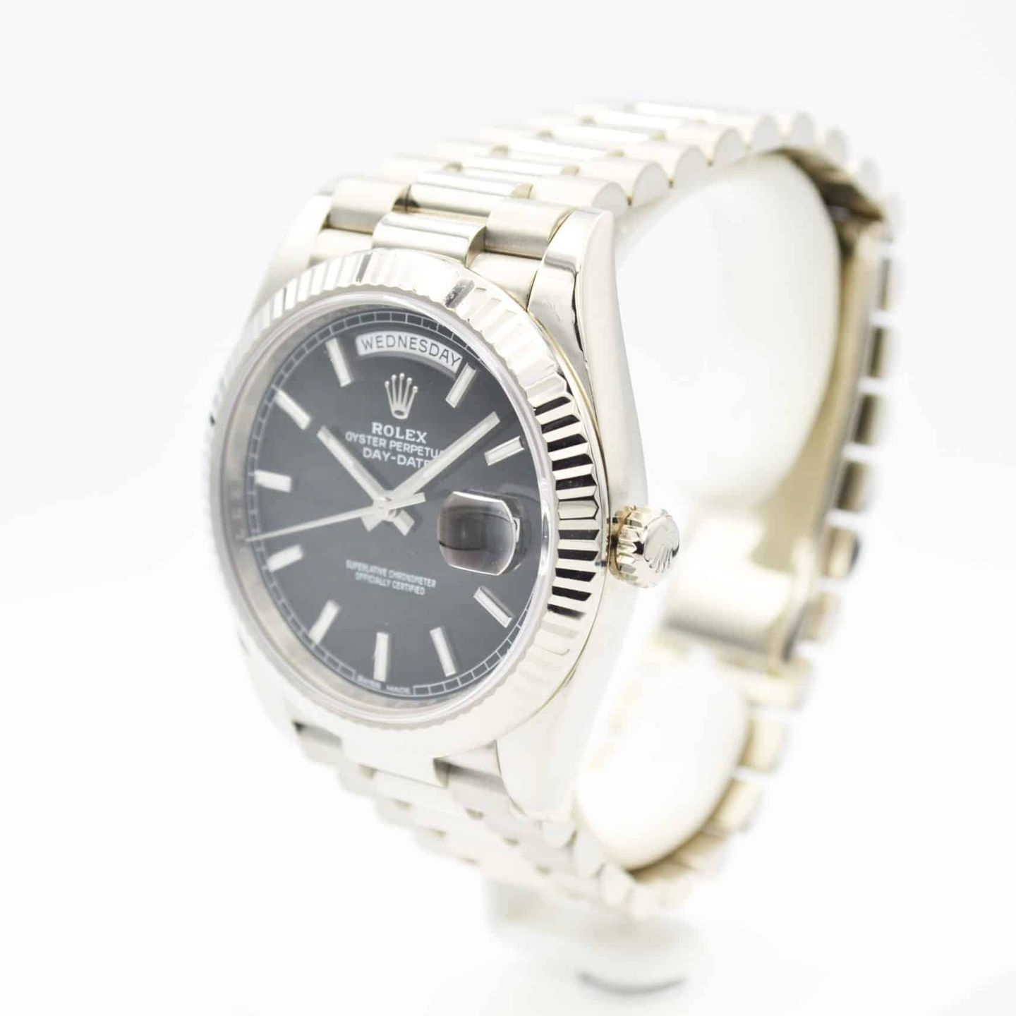 Rolex Day-Date 40 228239 (2017) - 40 mm White Gold case (2/7)