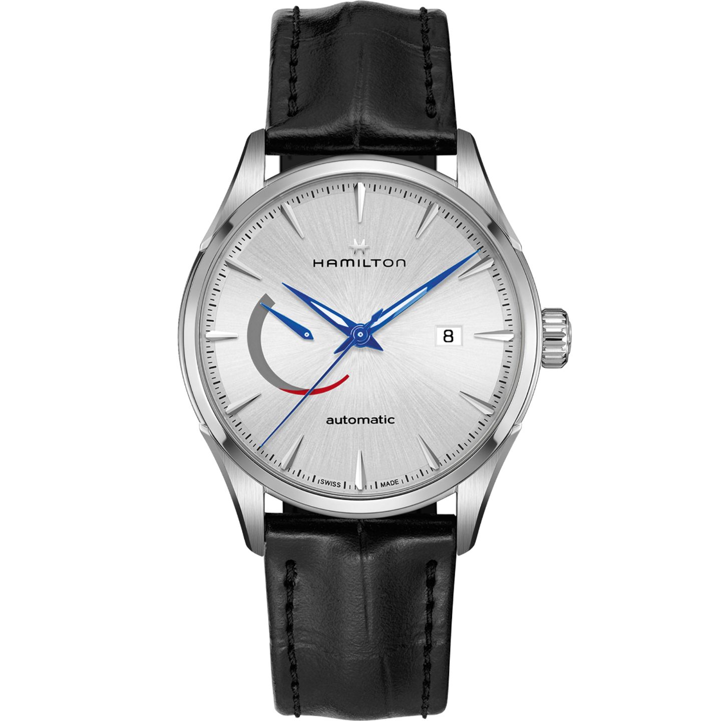 Hamilton Jazzmaster H32635781 (2022) - Grijs wijzerplaat 42mm Staal (1/8)