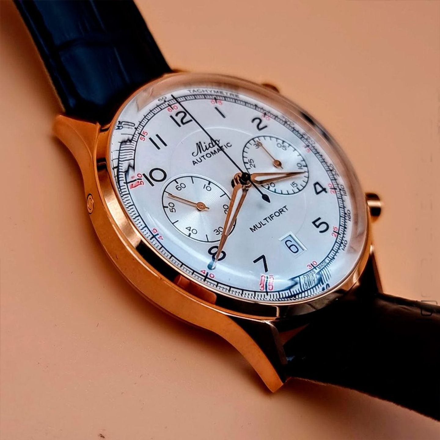 Mido Multifort M040.427.36.262.00 (2025) - Silver dial 42 mm Steel case (4/8)