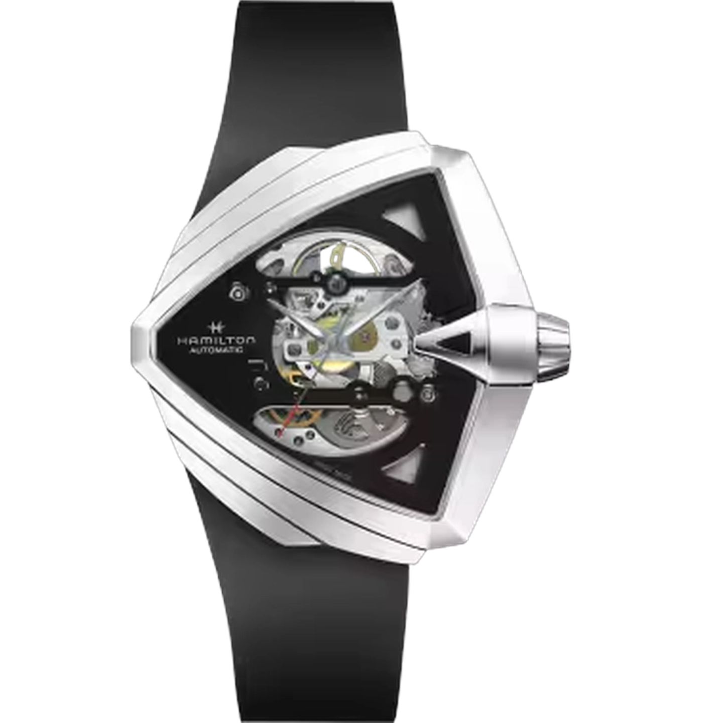 Hamilton Ventura H24625330 (2026) - Zwart wijzerplaat 46mm Staal (1/1)