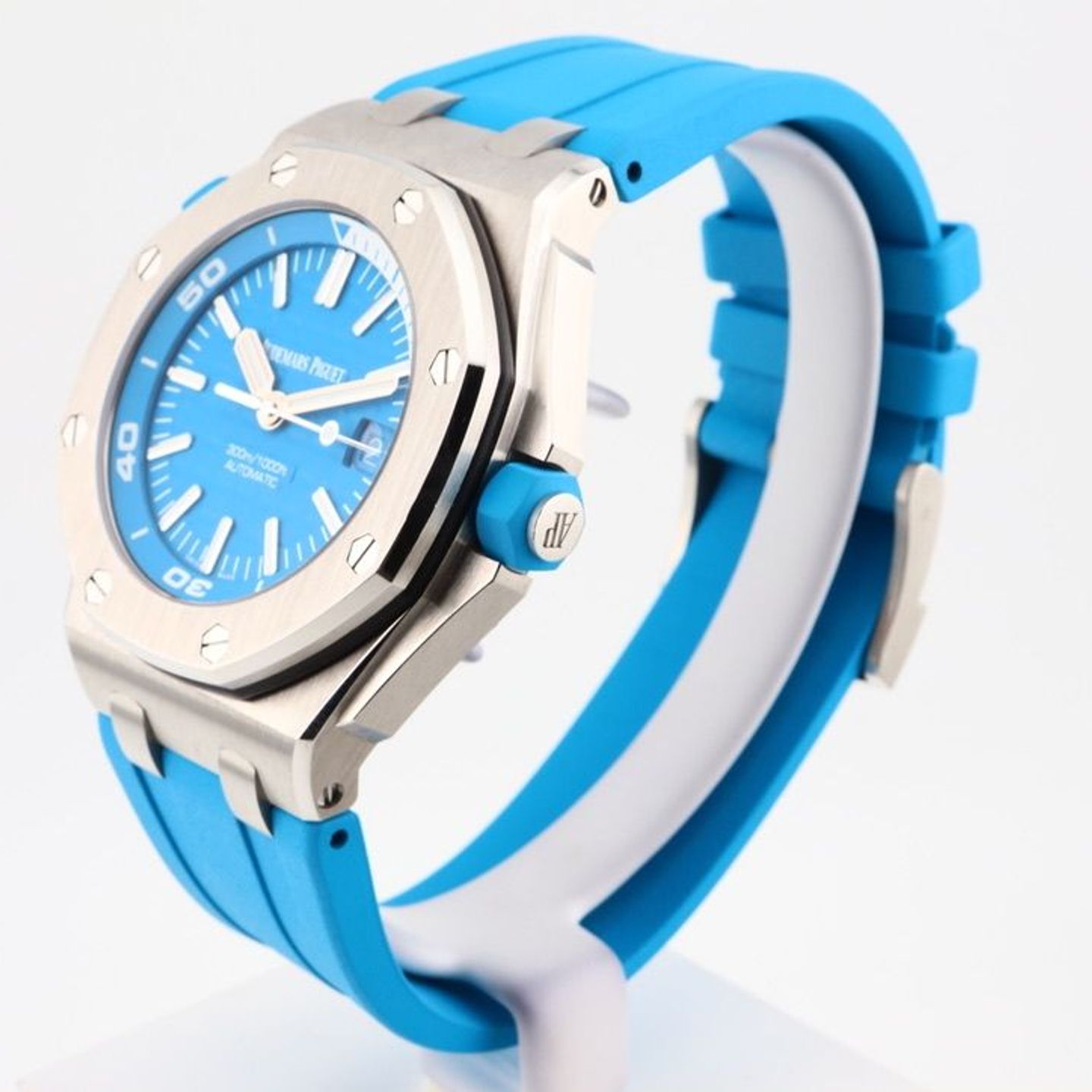 Audemars Piguet Royal Oak Offshore Diver 15710ST.OO.A032CA.01 (2019) - Blauw wijzerplaat 42mm Staal (4/16)