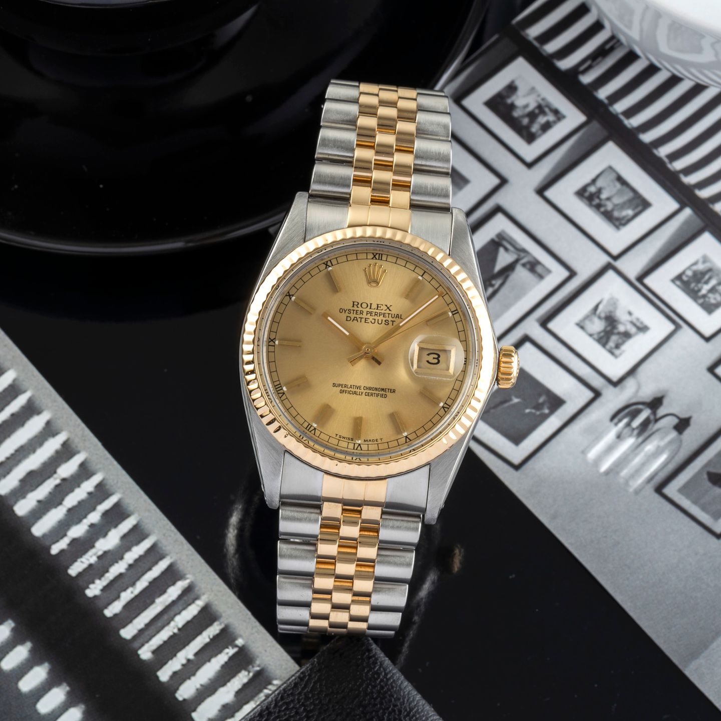 Rolex Datejust 36 16013 (1983) - 36mm Goud/Staal (1/8)