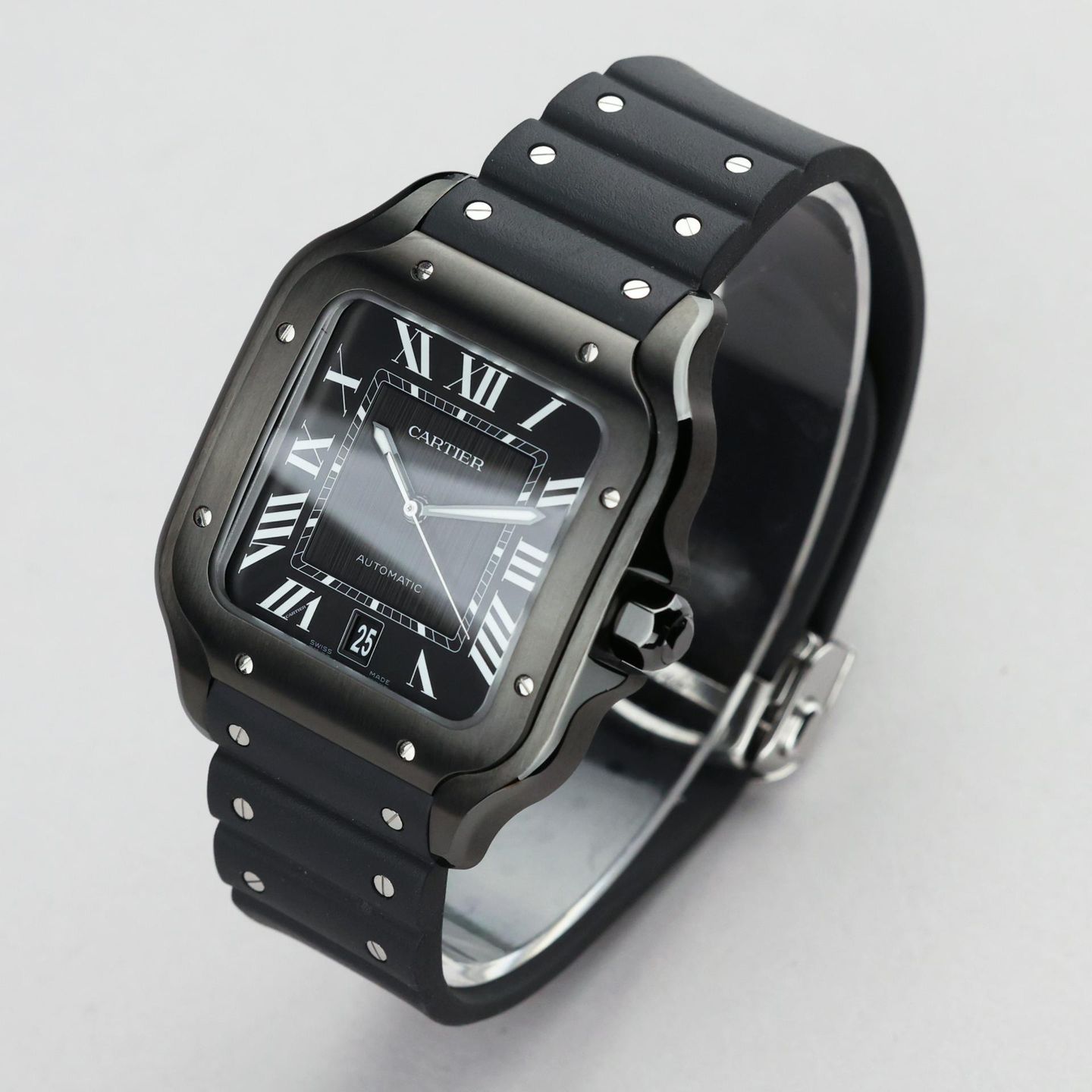 Cartier Santos WSSA0039 (2026) - Black dial 40 mm Steel case (4/8)
