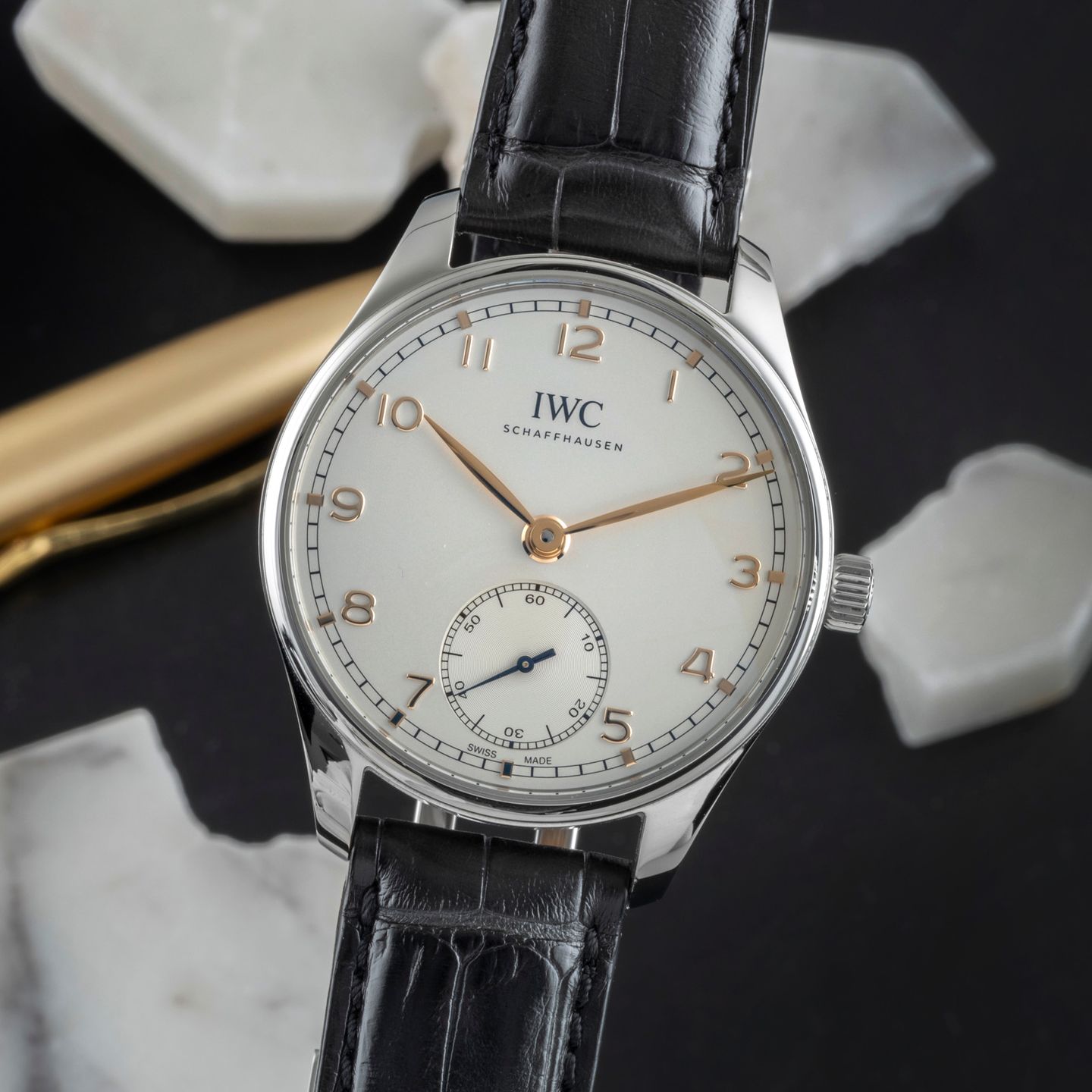 IWC Portuguese Automatic IW358303 (Unknown (random serial)) - Silver dial 40 mm Steel case (3/8)