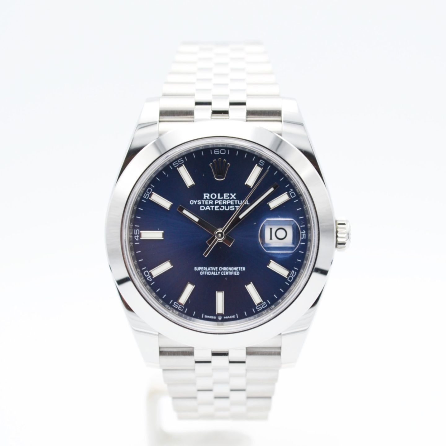 Rolex Datejust 41 126300 (2023) - Blue dial 41 mm Steel case (1/7)