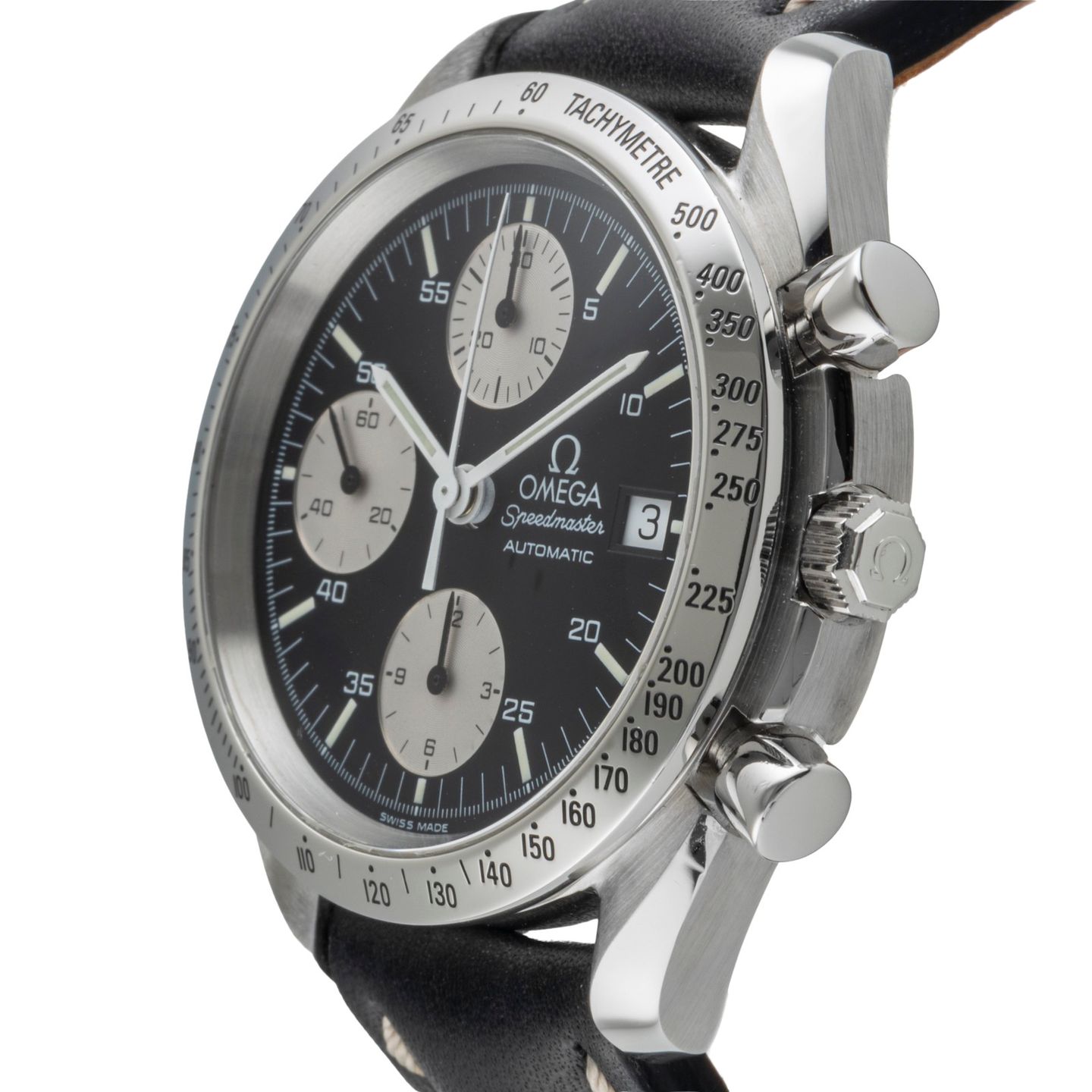 Omega Speedmaster Date 3511.50.00 (1999) - Black dial 39 mm Steel case (6/8)