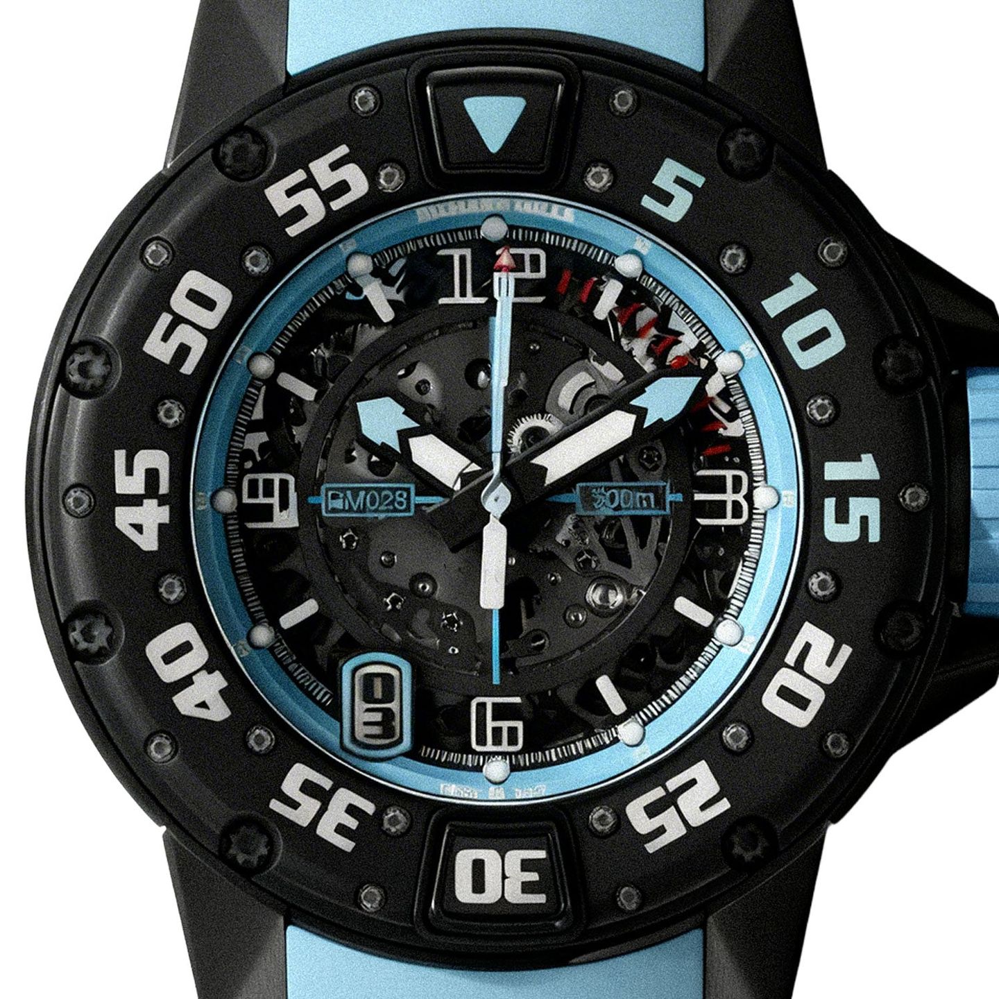 Richard Mille RM 029 RM029 (Unknown (random serial)) - Transparent dial 48 mm Titanium case (2/6)