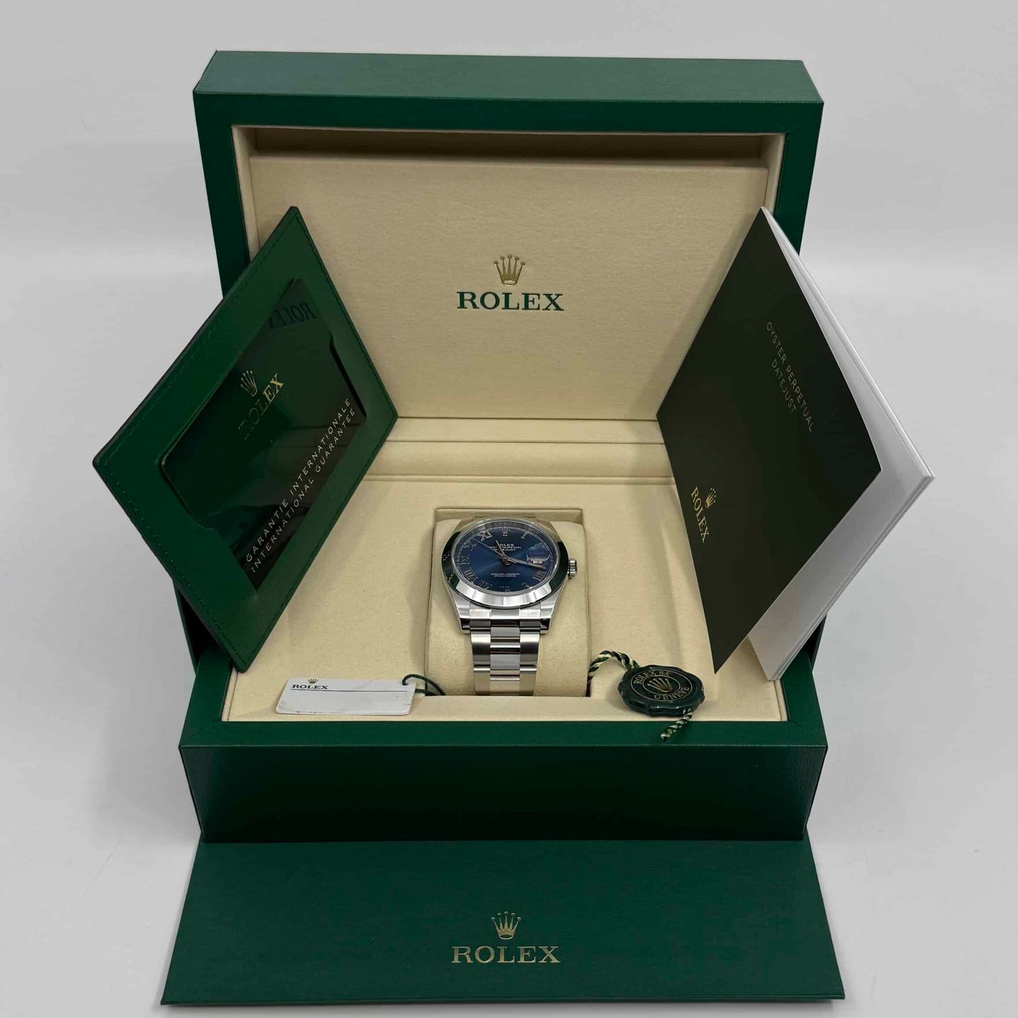 Rolex Datejust 41 126300 (2026) - Blue dial 41 mm Steel case (3/8)