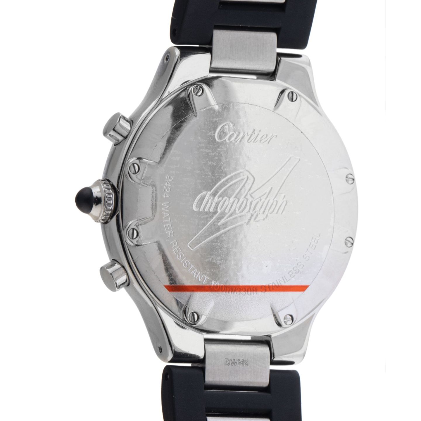 Cartier 21 Chronoscaph 2424 (2000) - 38mm Staal (6/8)