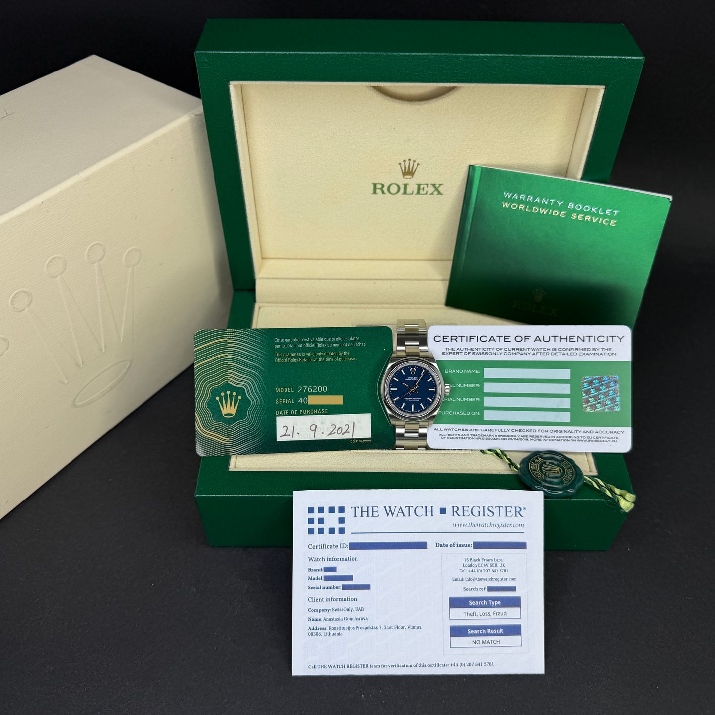Rolex Oyster Perpetual 28 276200 - (3/8)