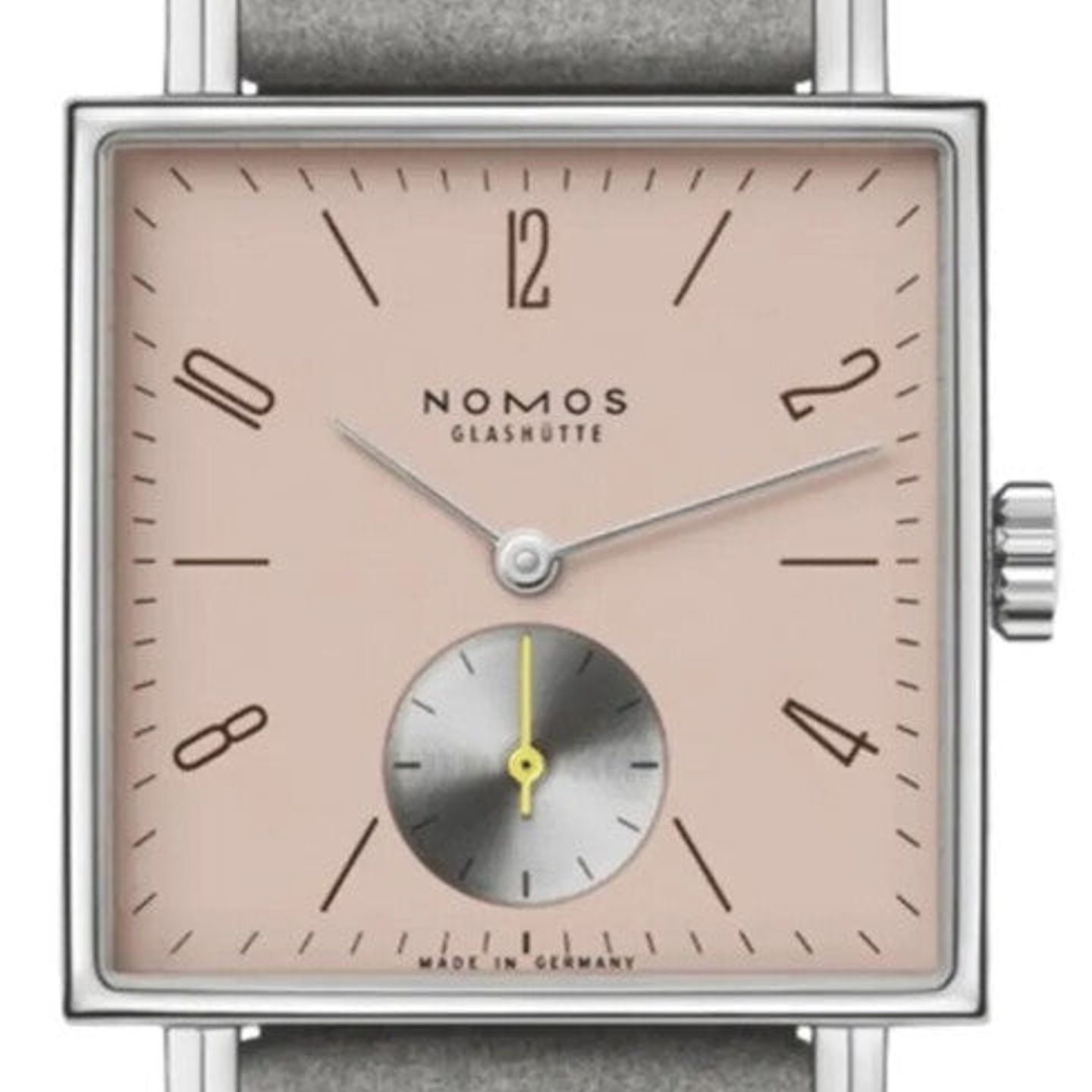 NOMOS Tetra 424 (2026) - Roze wijzerplaat 30mm Staal (1/1)