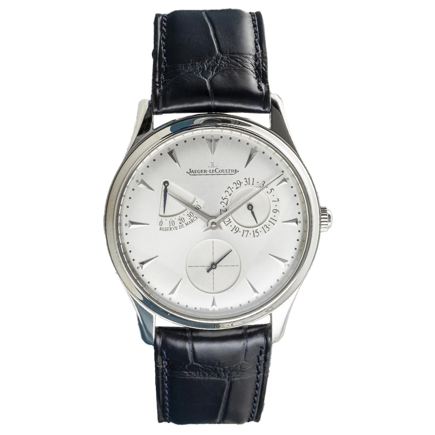 Jaeger-LeCoultre Master Ultra Thin Réserve de Marche Q1378420 (2024) - Zilver wijzerplaat 39mm Staal (3/3)