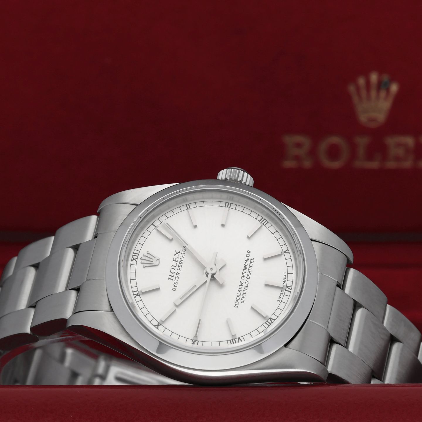 Rolex Oyster Perpetual 31 77080 (1999) - 31 mm Steel case (3/8)