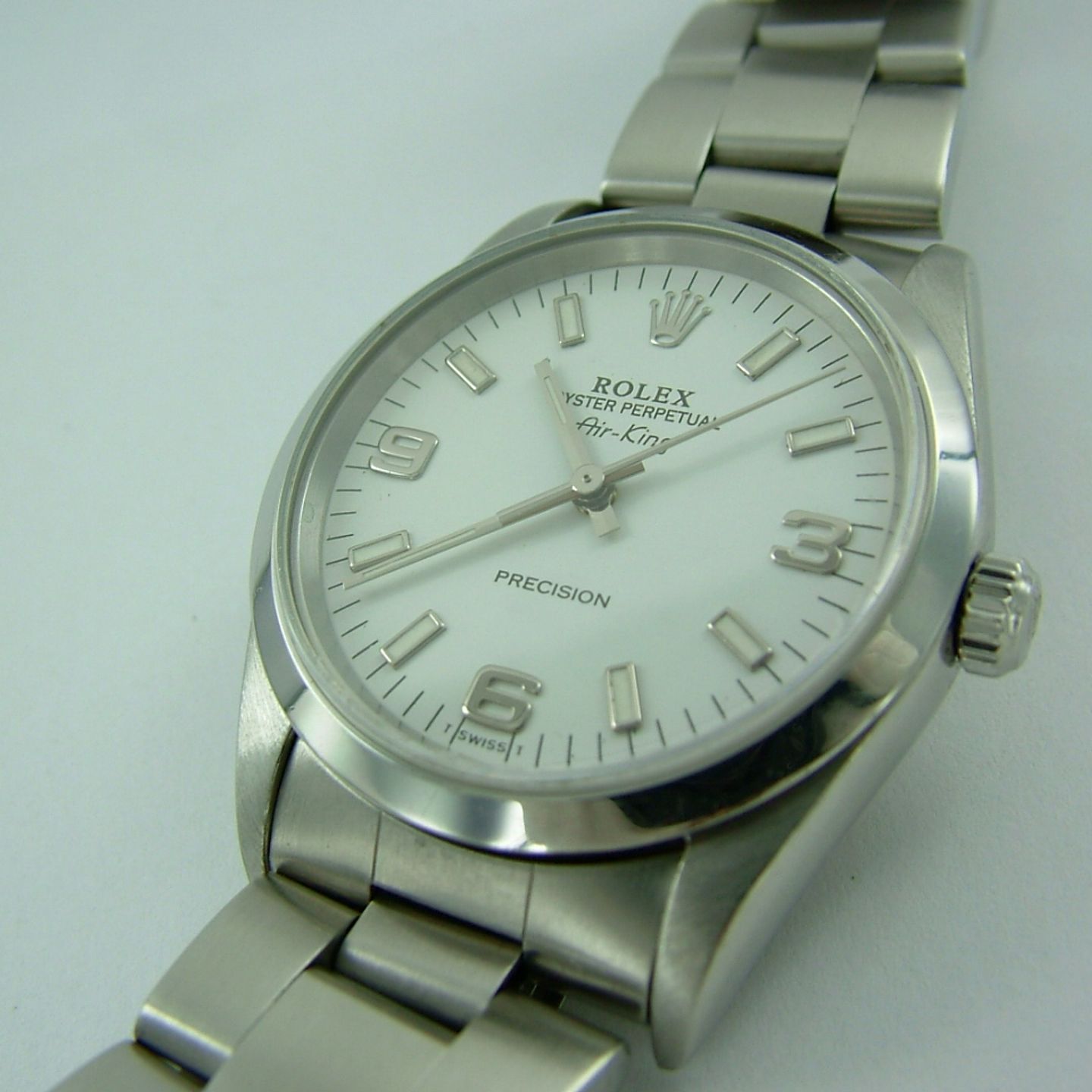 Rolex Air-King - (1998) - White dial 34 mm Steel case (4/8)