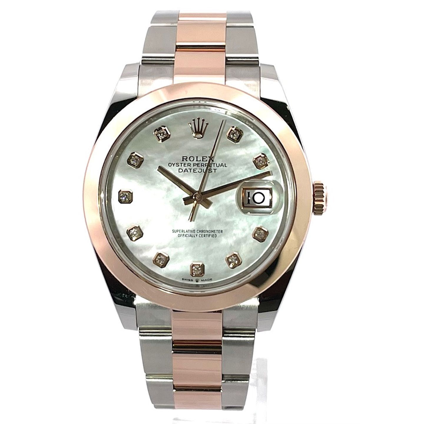 Rolex Datejust 41 126301 (2021) - Parelmoer wijzerplaat 41mm Staal (1/7)