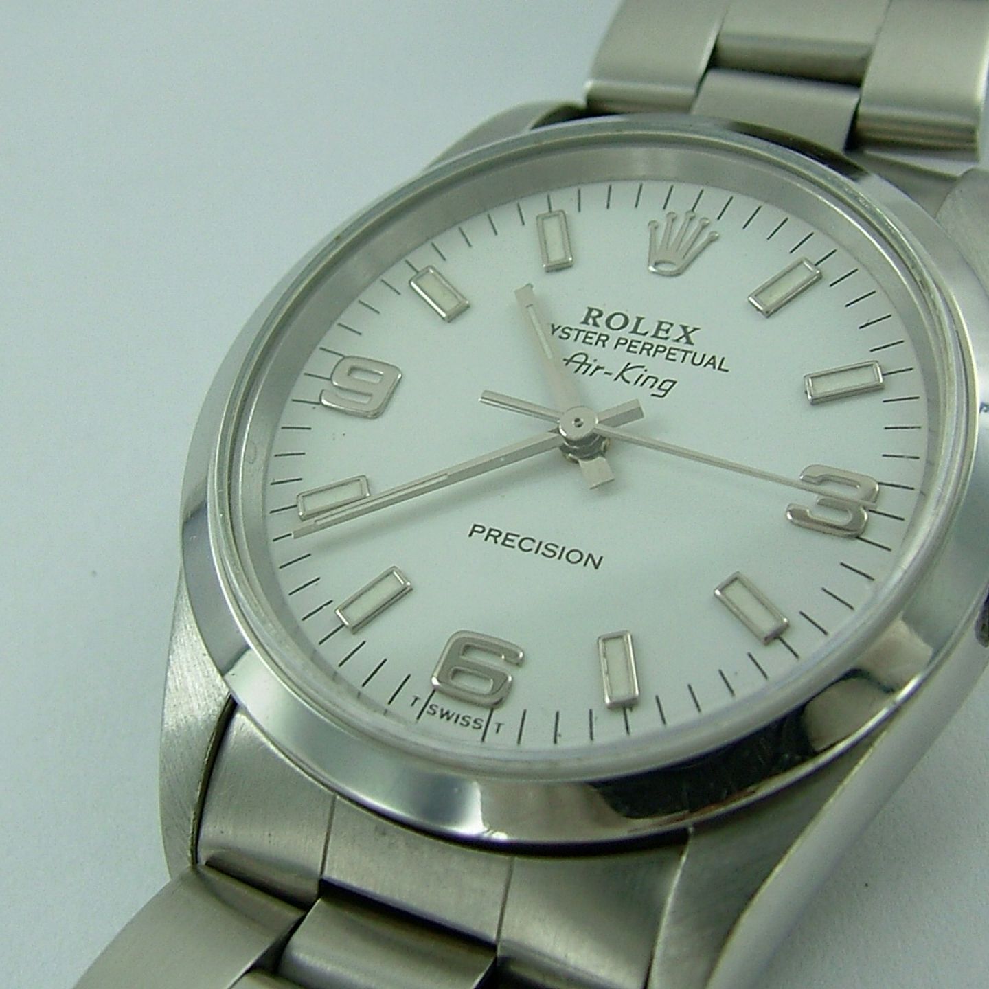 Rolex Air-King - (1998) - White dial 34 mm Steel case (5/8)