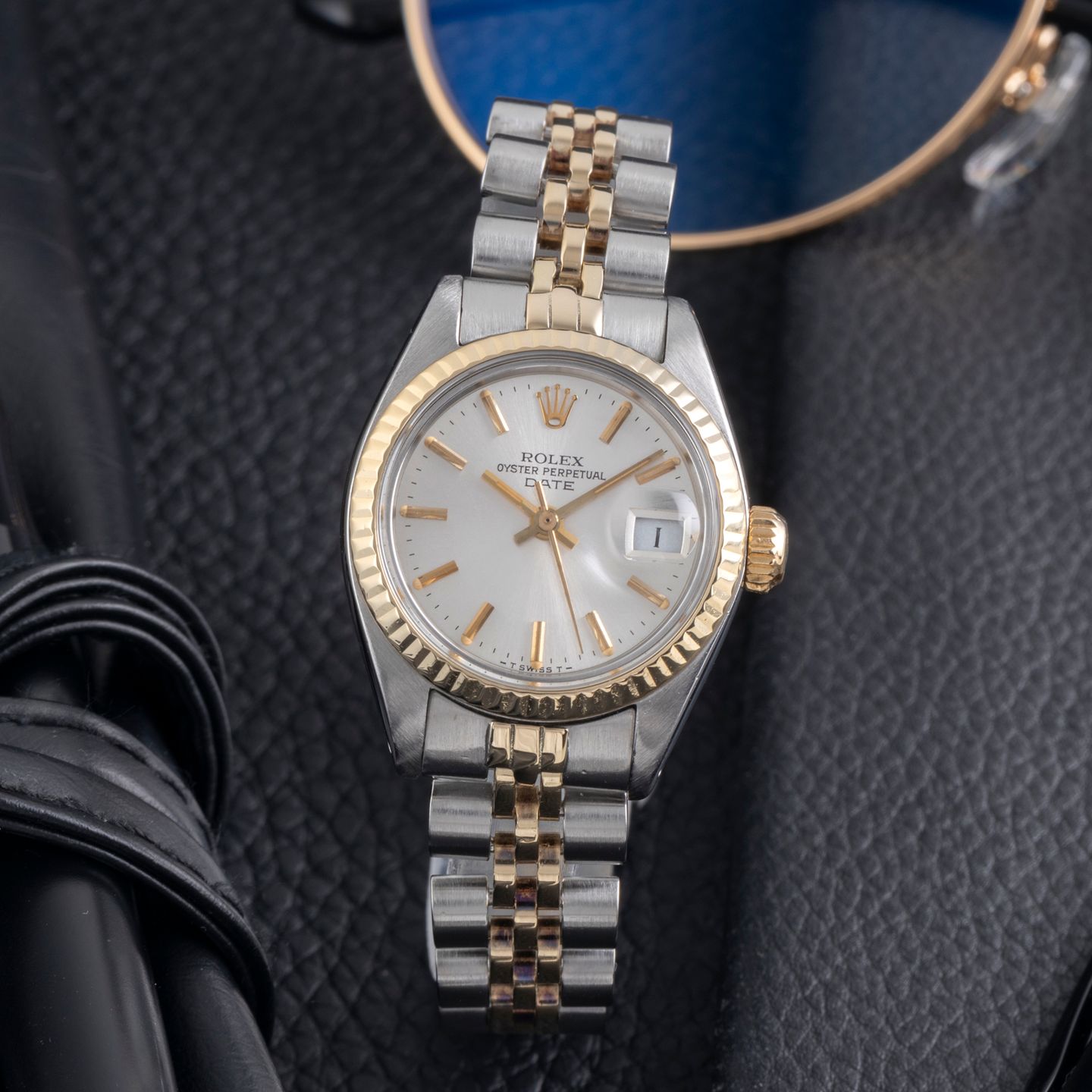 Rolex Lady-Datejust 6917 (1978) - Zilver wijzerplaat 26mm Goud/Staal (1/8)