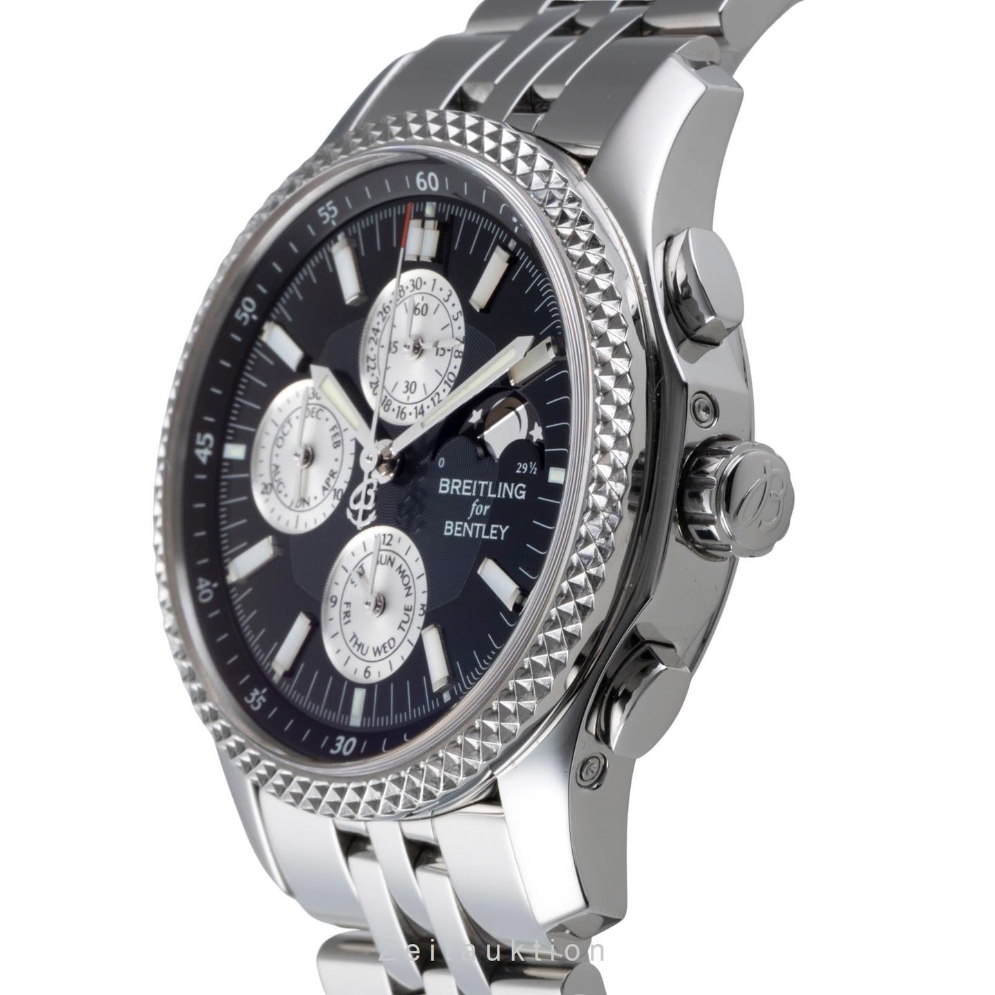 Breitling Bentley Mark VI P1936212/B977 (2008) - Black dial 42 mm Steel case (5/8)