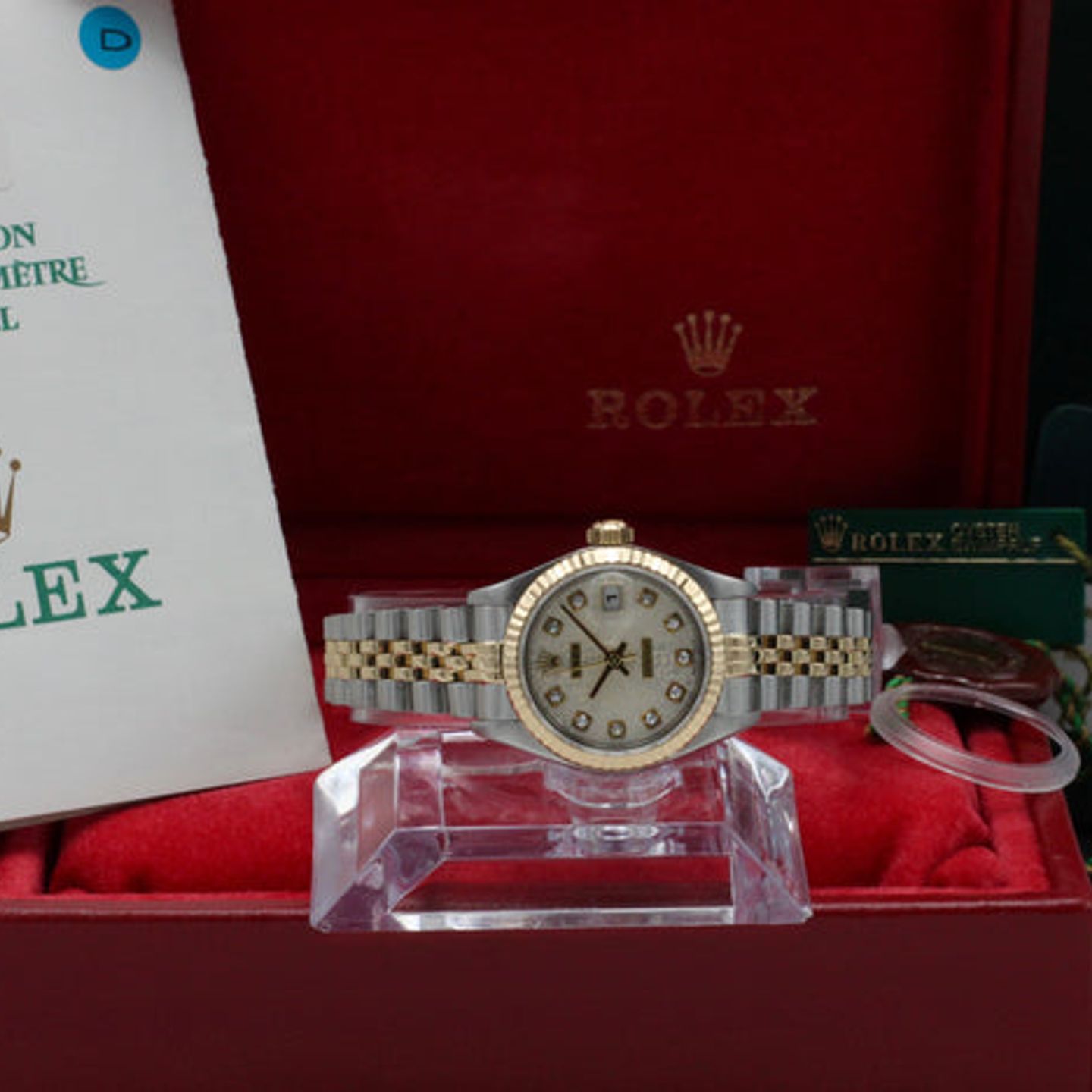 Rolex Lady-Datejust 79173 (2001) - Zilver wijzerplaat 26mm Goud/Staal (3/7)