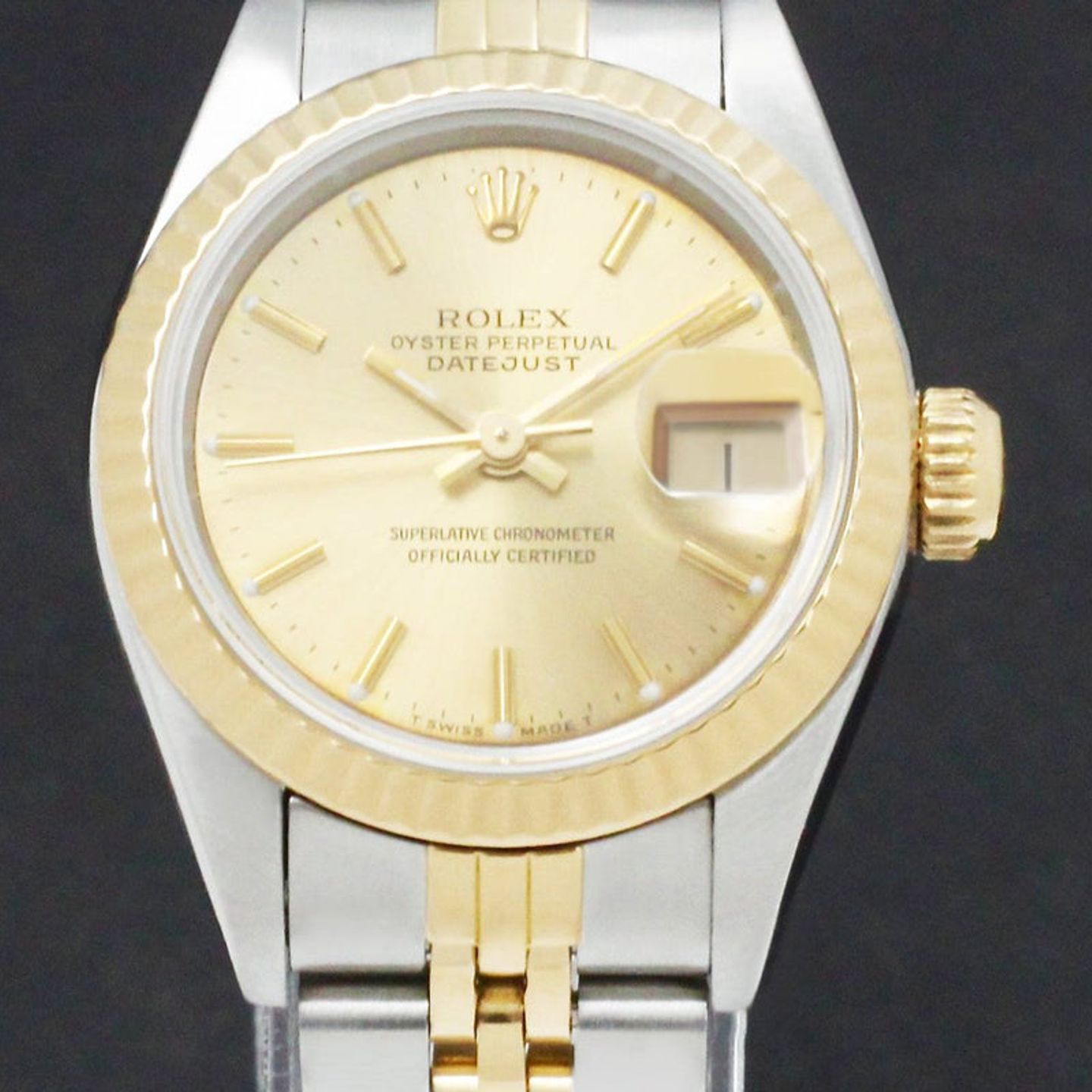 Rolex Lady-Datejust 69173 (1993) - Goud wijzerplaat 26mm Goud/Staal (1/7)