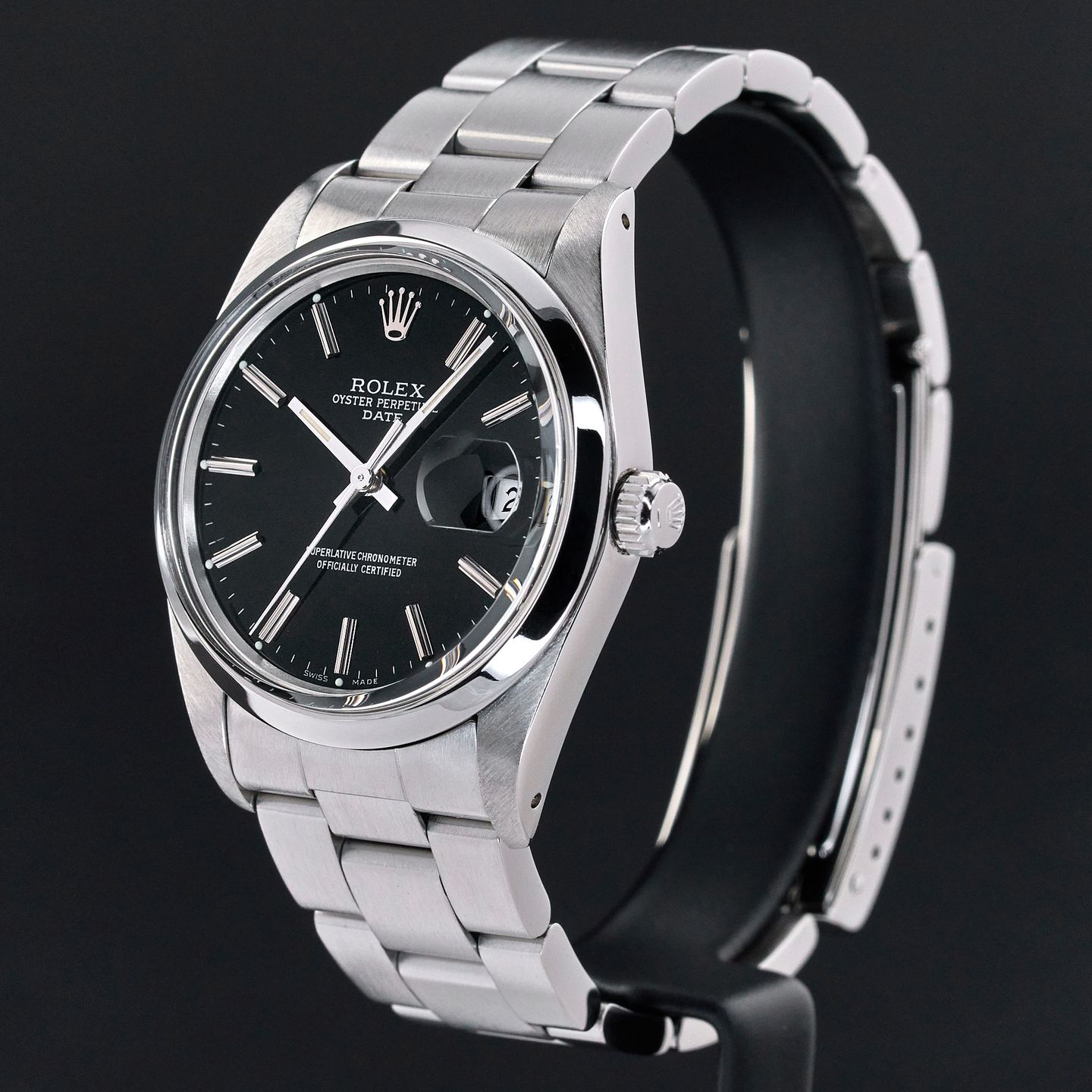 Rolex Oyster Perpetual Date 15000 (1988) - 34 mm Steel case (4/7)