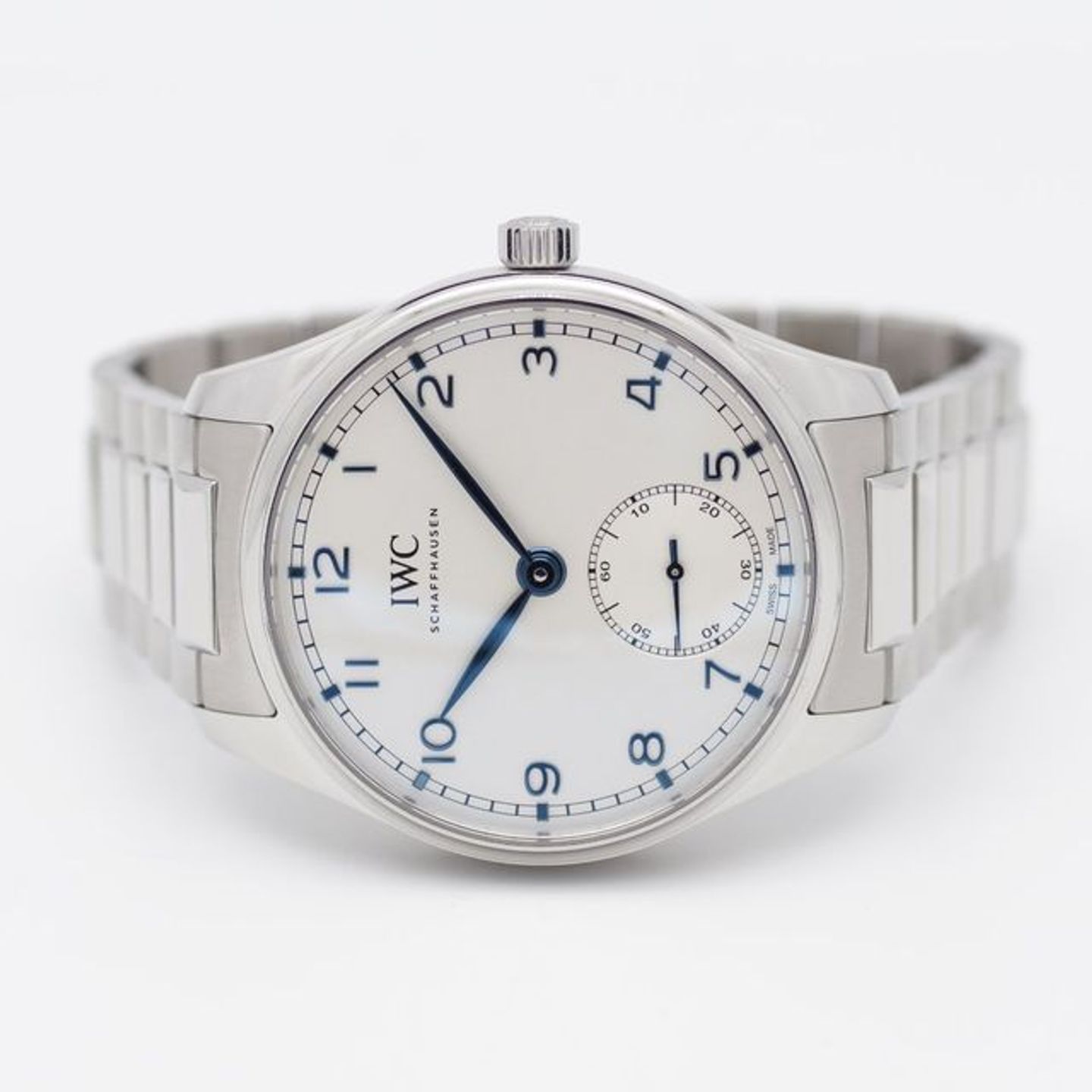 IWC Portuguese Automatic IW358312 (2022) - Zilver wijzerplaat 40mm Staal (8/9)