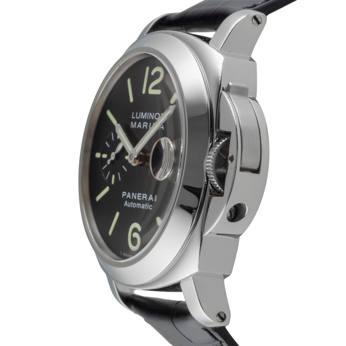 Panerai Luminor Marina Automatic PAM00104 (2004) - Black dial 44 mm Steel case (6/8)