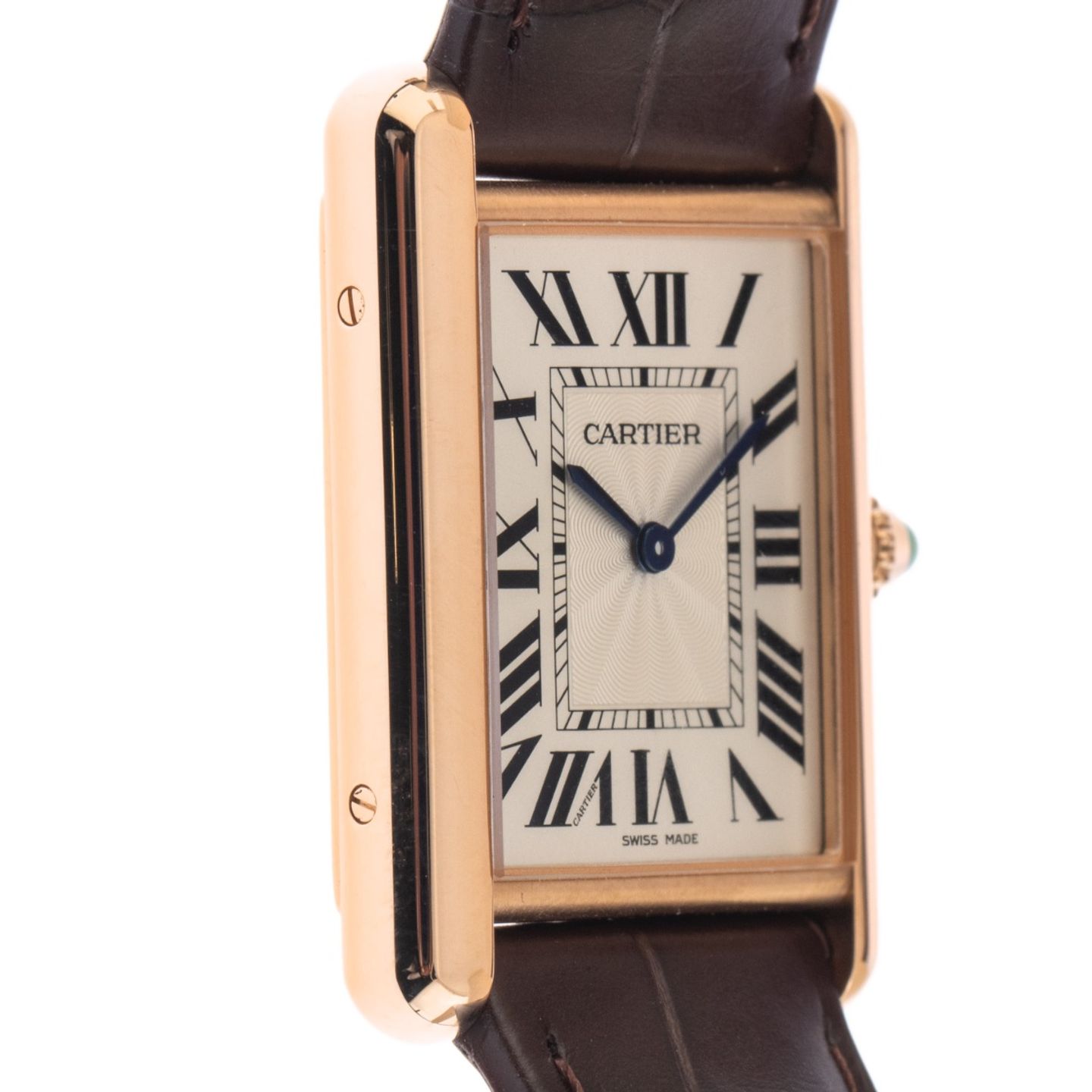 Cartier Tank Louis Cartier WGTA0011 (2025) - Silver dial 34 mm Rose Gold case (5/7)