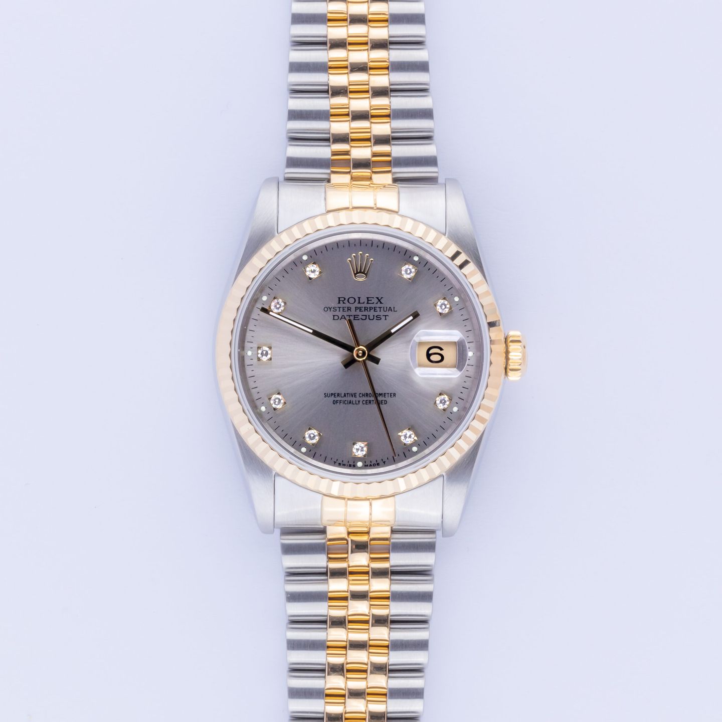 Rolex Datejust 36 16233 (1991) - 36mm Goud/Staal (3/8)