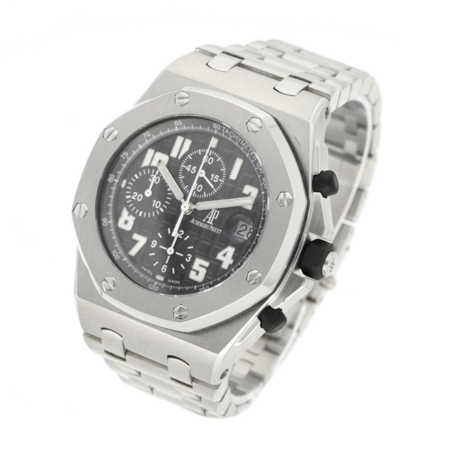 Audemars Piguet Royal Oak Offshore Chronograph 25721ST.OO.1000ST.08.A (2006) - Black dial 42 mm Steel case (2/5)