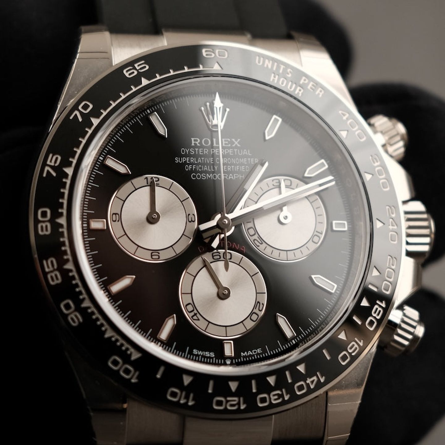 Rolex Daytona 126519LN (2024) - Zwart wijzerplaat 40mm Witgoud (1/8)