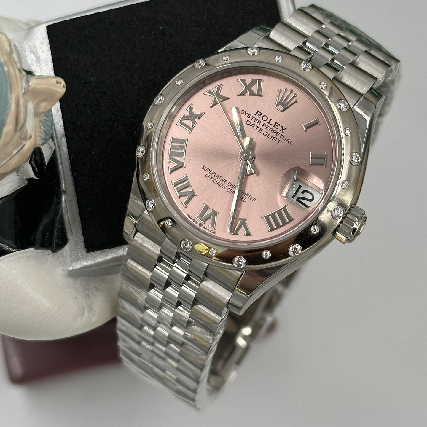 Rolex Datejust 31 278344RBR (2024) - Roze wijzerplaat 31mm Staal (1/8)