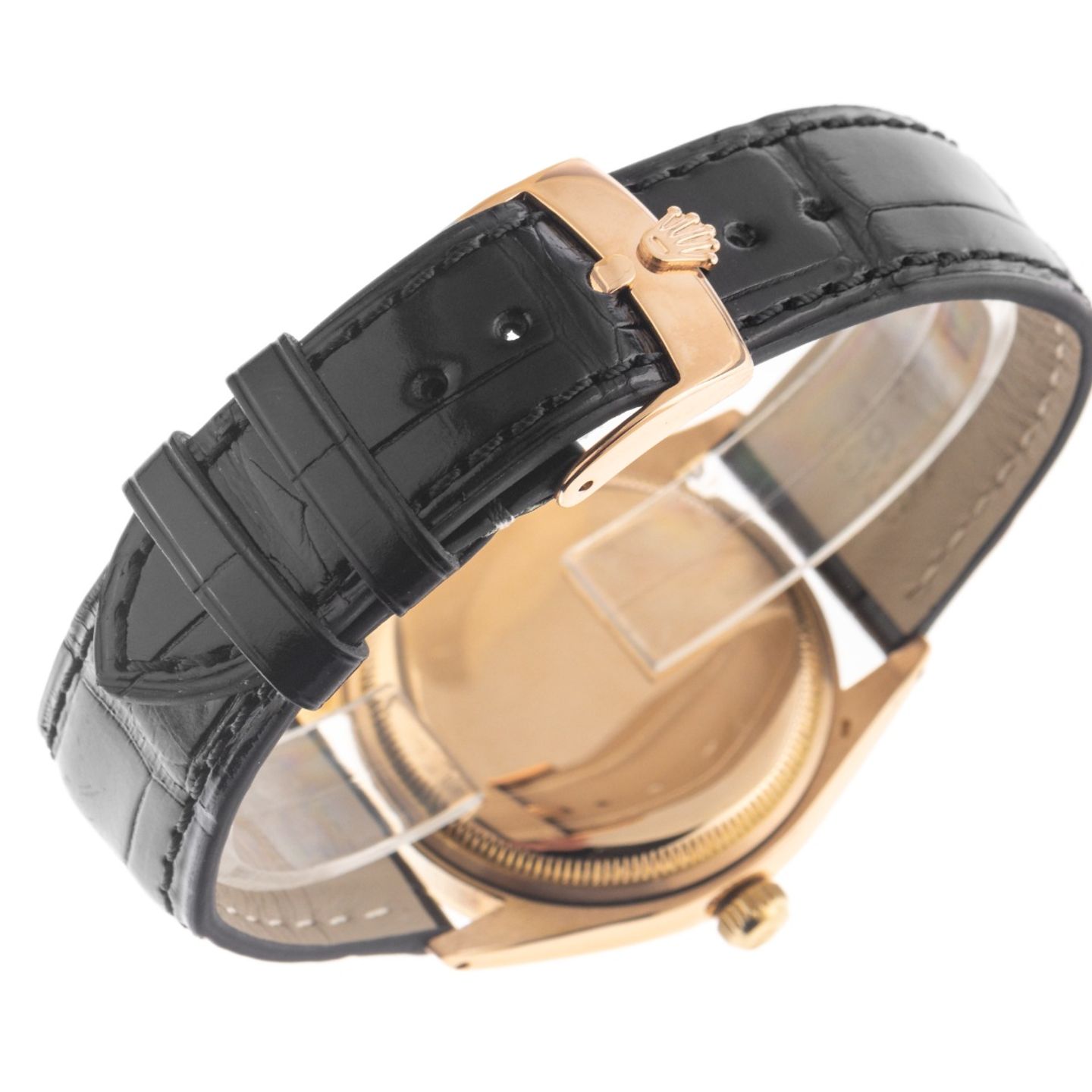 Rolex Oyster Perpetual 6567 (1957) - 34mm Roségoud (7/8)