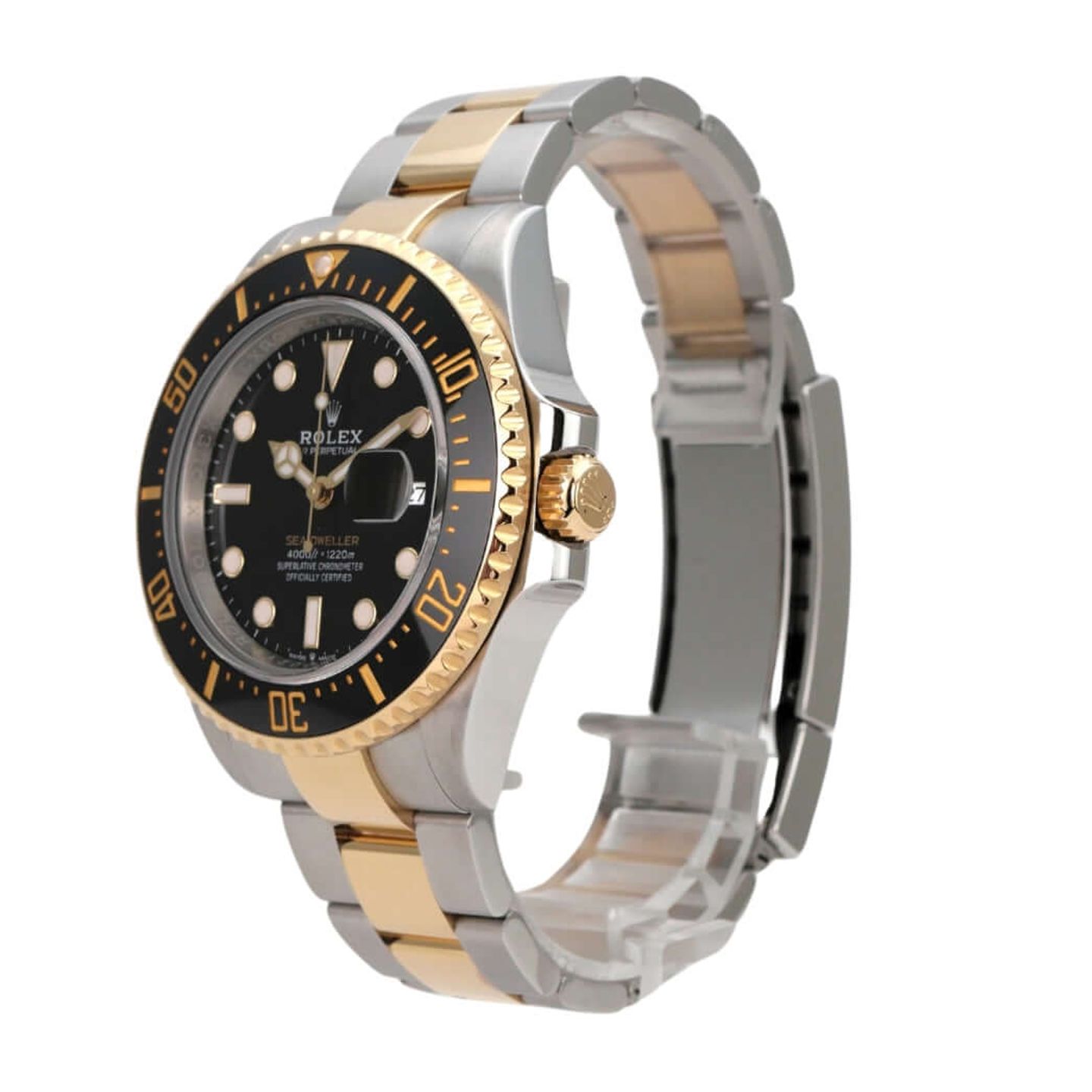 Rolex Sea-Dweller 126603 (2023) - Black dial 43 mm Gold/Steel case (3/8)