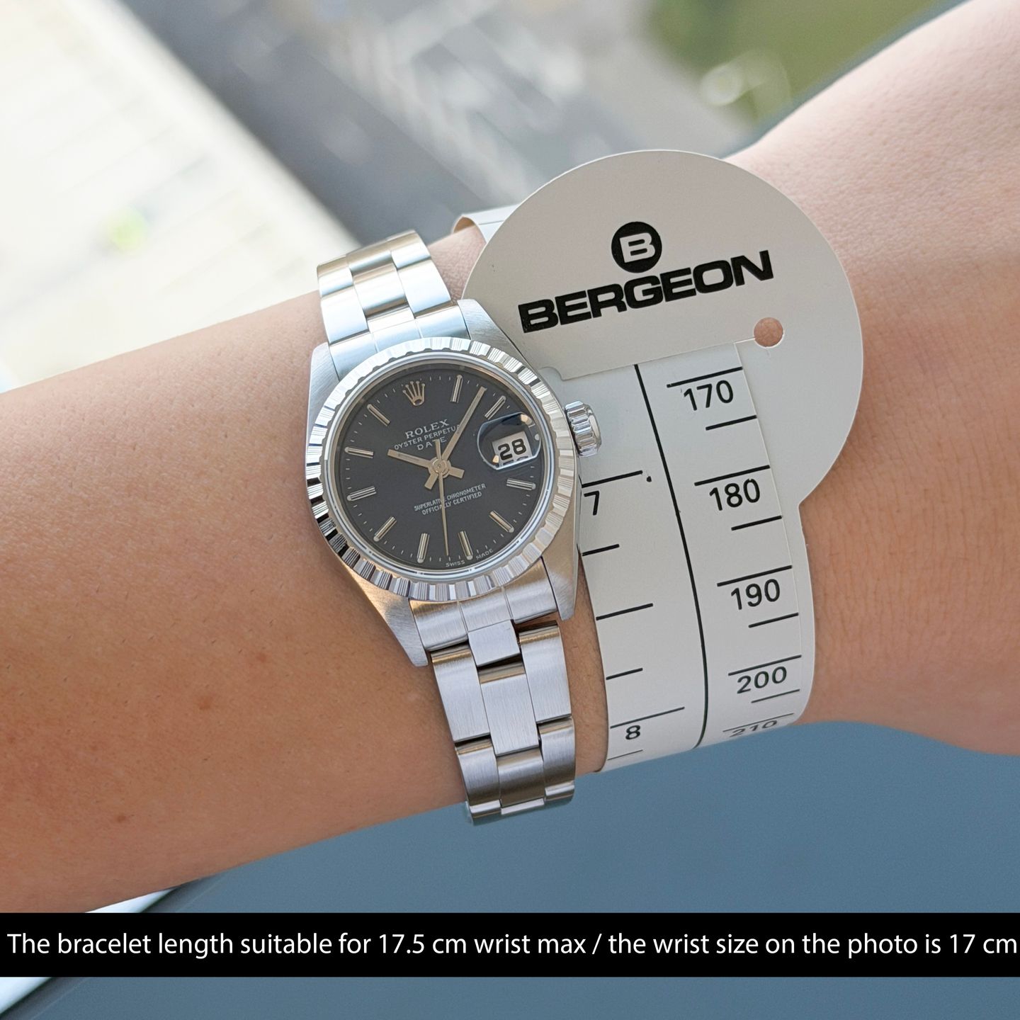 Rolex Oyster Perpetual Lady Date 79240 (2002) - 26mm Staal (2/8)