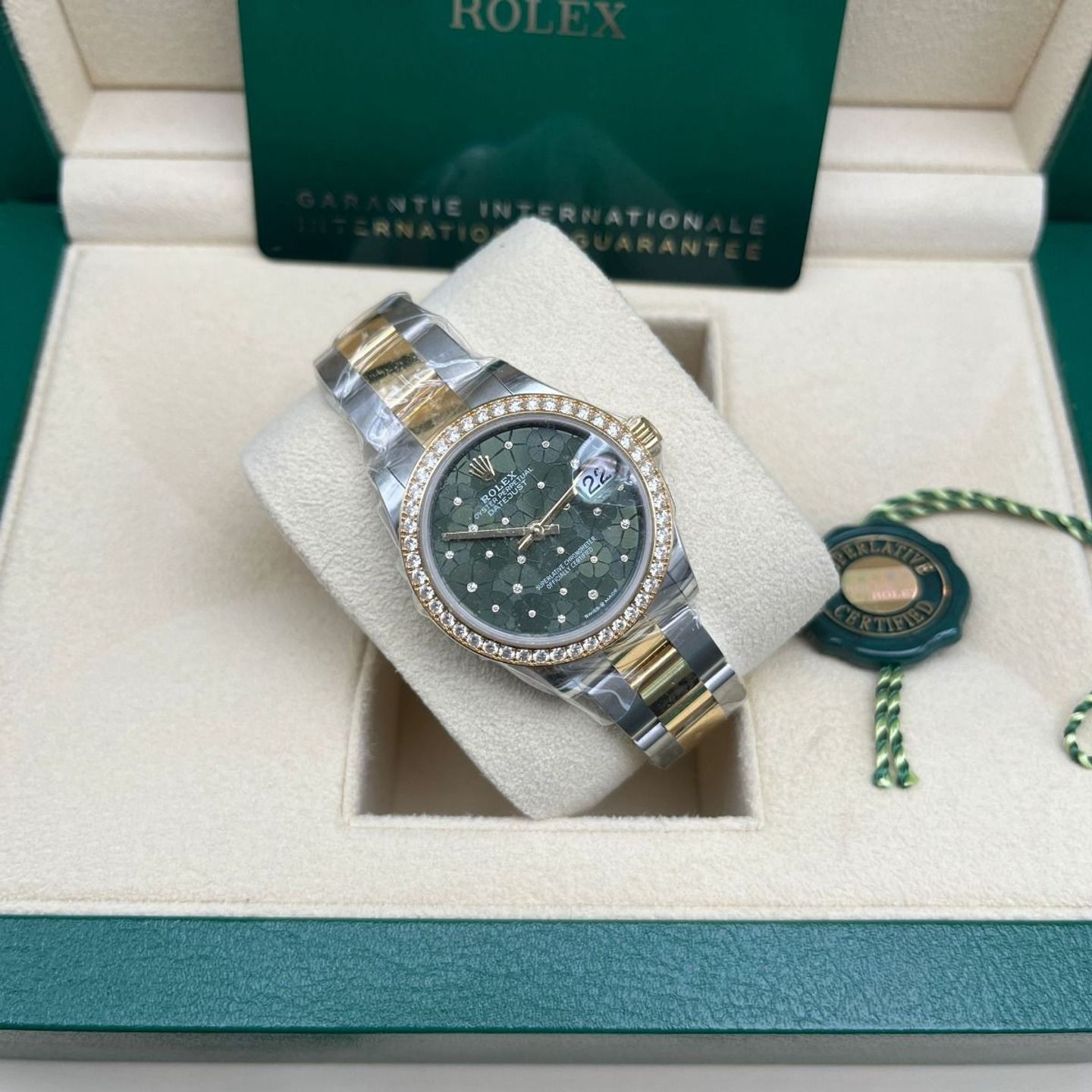 Rolex Datejust 31 278383RBR (2024) - Green dial 31 mm Steel case (6/8)