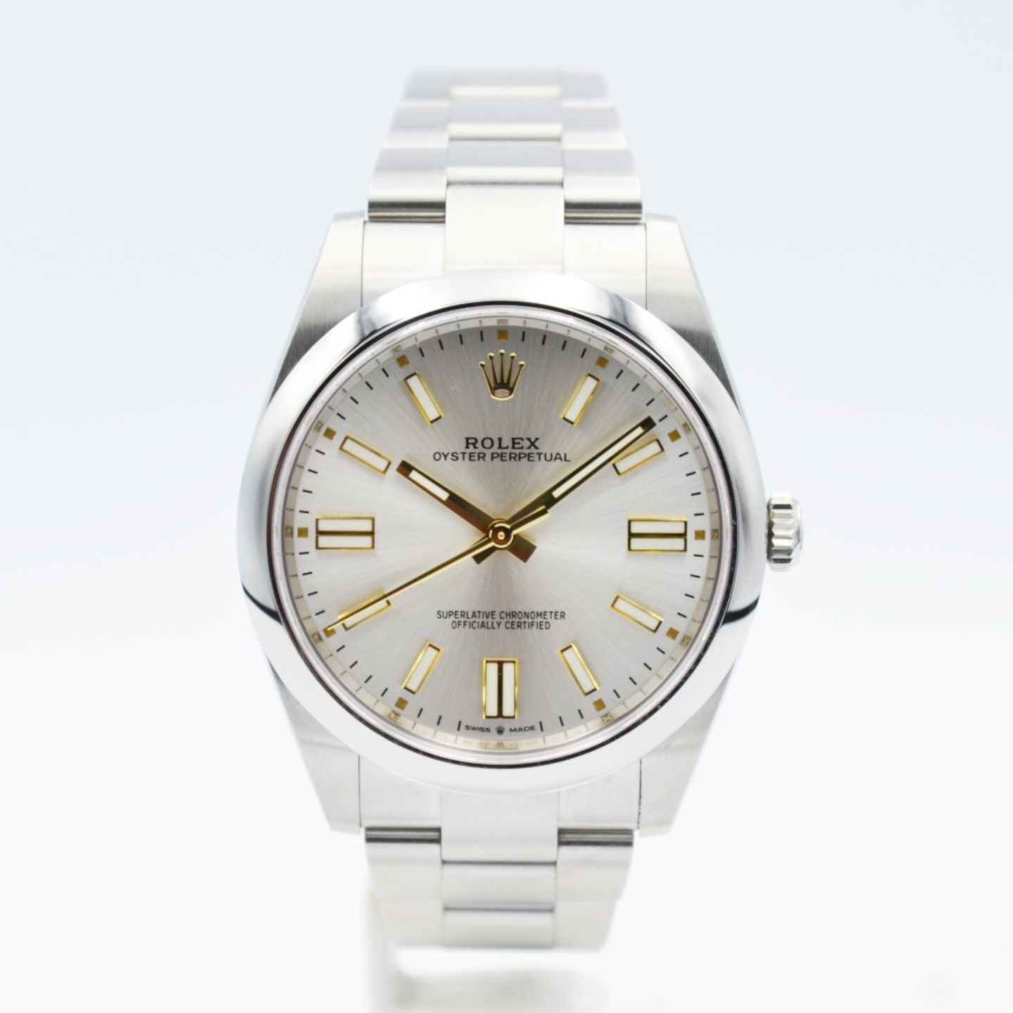 Rolex Oyster Perpetual 41 124300 (2022) - Silver dial 41 mm Steel case (1/7)