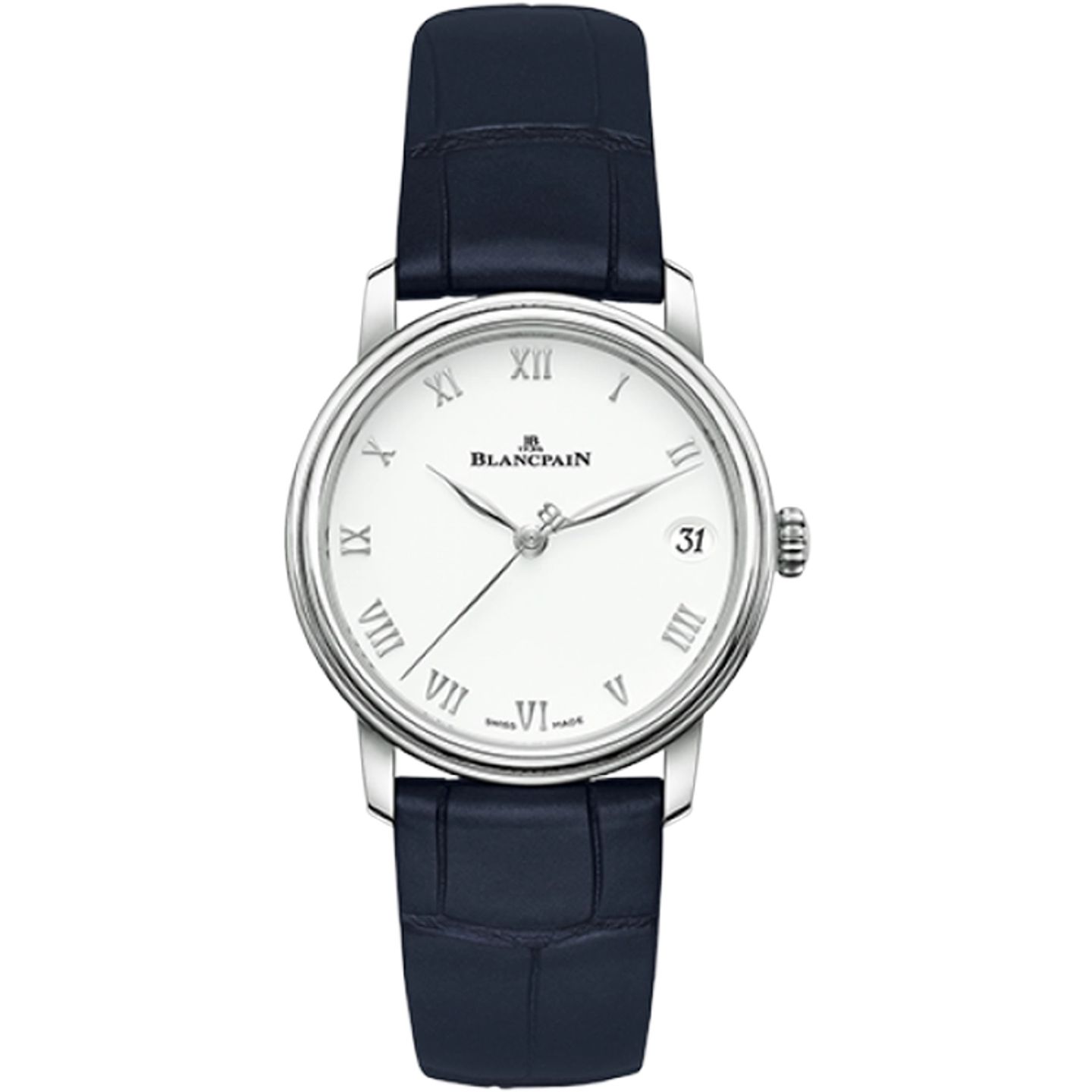 Blancpain Villeret 6127-1127-55B (2026) - Wit wijzerplaat 34mm Staal (1/1)