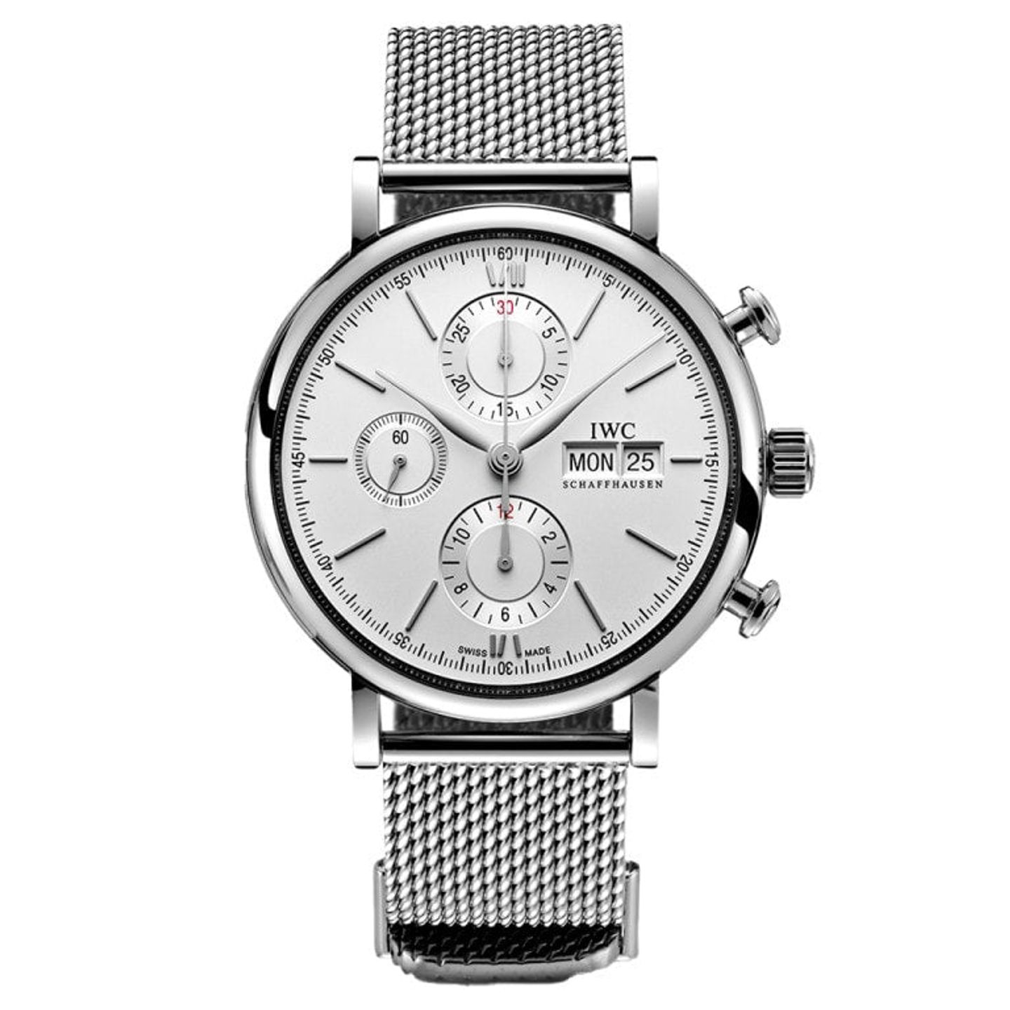 IWC Portofino Chronograph IW391028 (2025) - Silver dial 42 mm Steel case (1/1)
