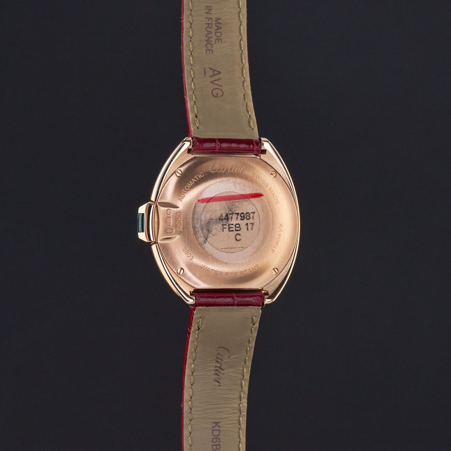 Cartier Clé de Cartier WJCL0016 (2015) - Silver dial 31 mm Rose Gold case (8/8)
