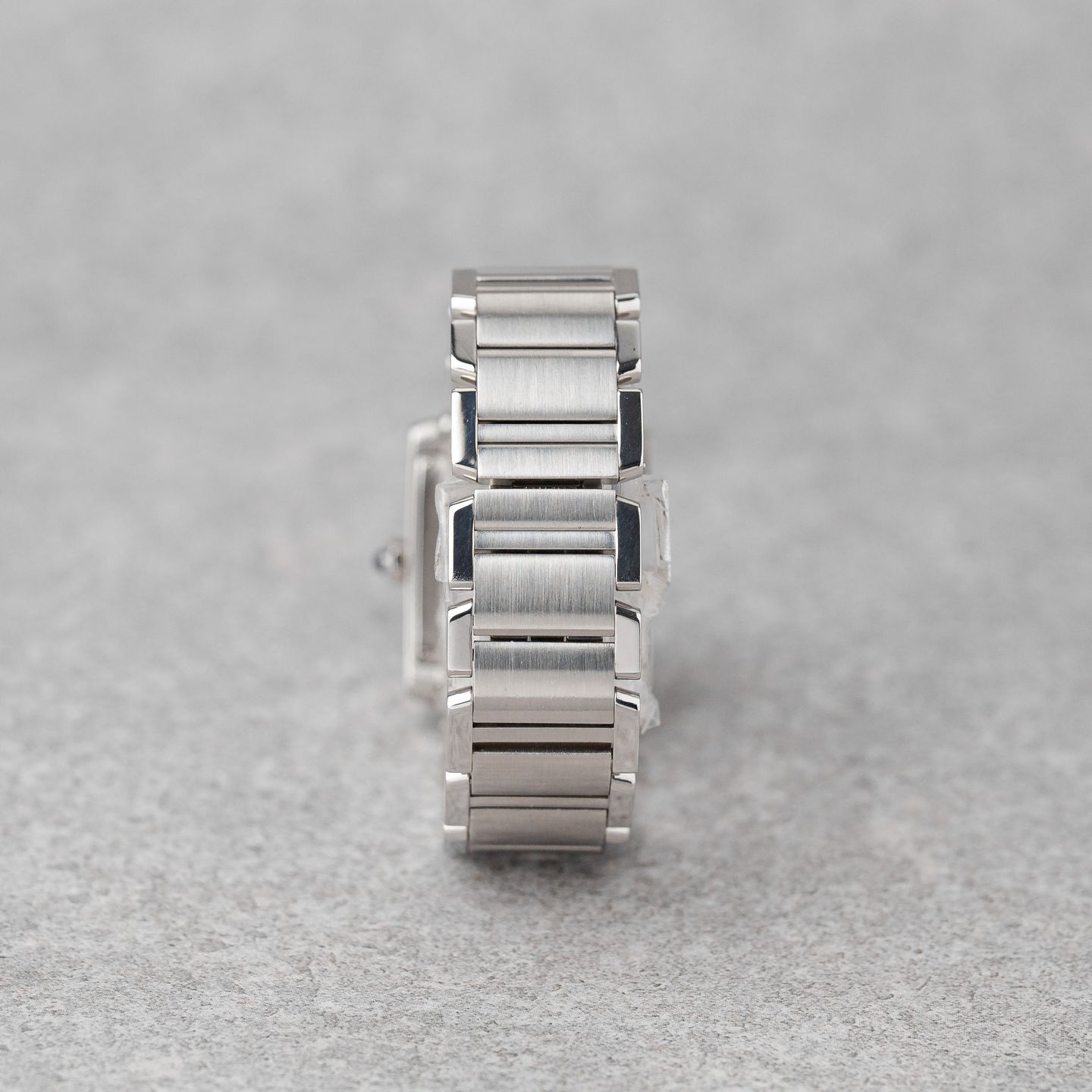 Cartier Tank Française WSTA0005 (Onbekend (willekeurig serienummer)) - Zilver wijzerplaat 30mm Staal (6/8)