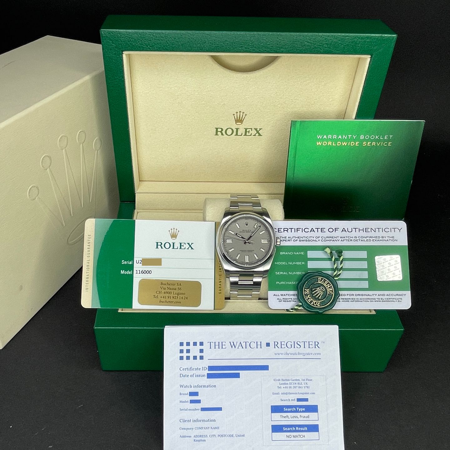 Rolex Oyster Perpetual 36 116000 (2016) - 36mm Staal (2/7)