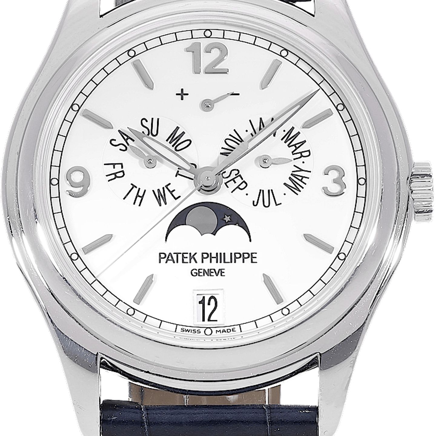 Patek Philippe Annual Calendar 5146G-001 (2005) - Beige dial 39 mm White Gold case (2/5)